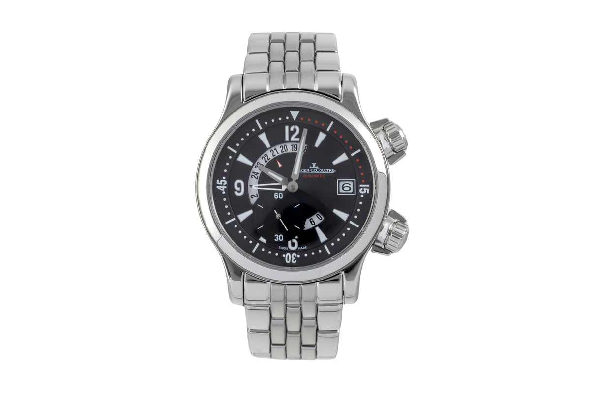 Jaeger LeCoultre Master Compressor acero automático reloj para caballeros 146.2.02  [2605115]