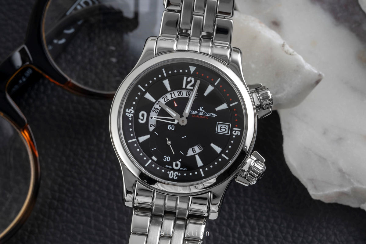 Jaeger LeCoultre Master Compressor acero automático reloj para caballeros 146.2.02  [2605115]