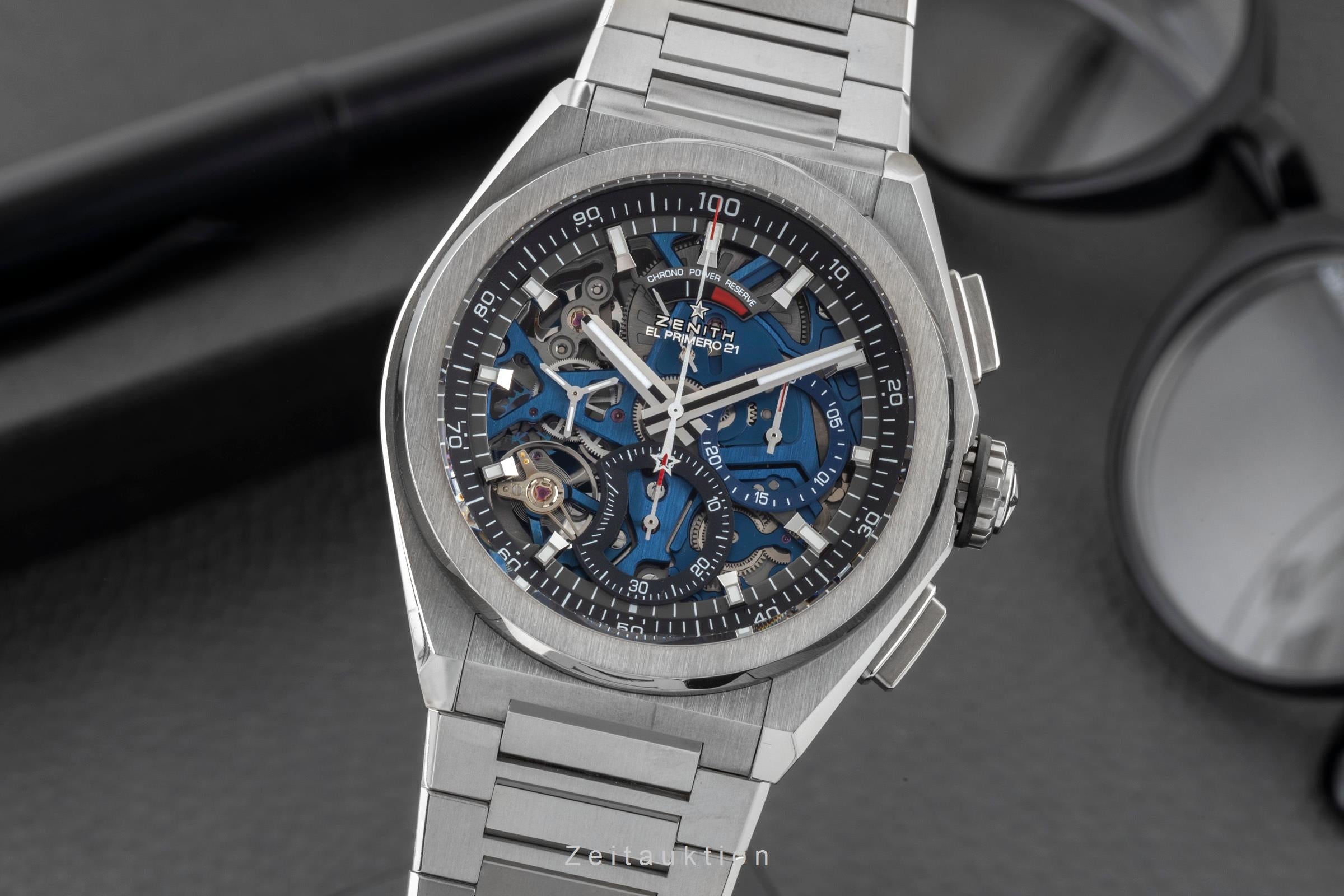 Zenith Defy chronograph titanium automatic men's watch 95.9002.9004/78.M9000 LP: 15100EUR  [2605116]