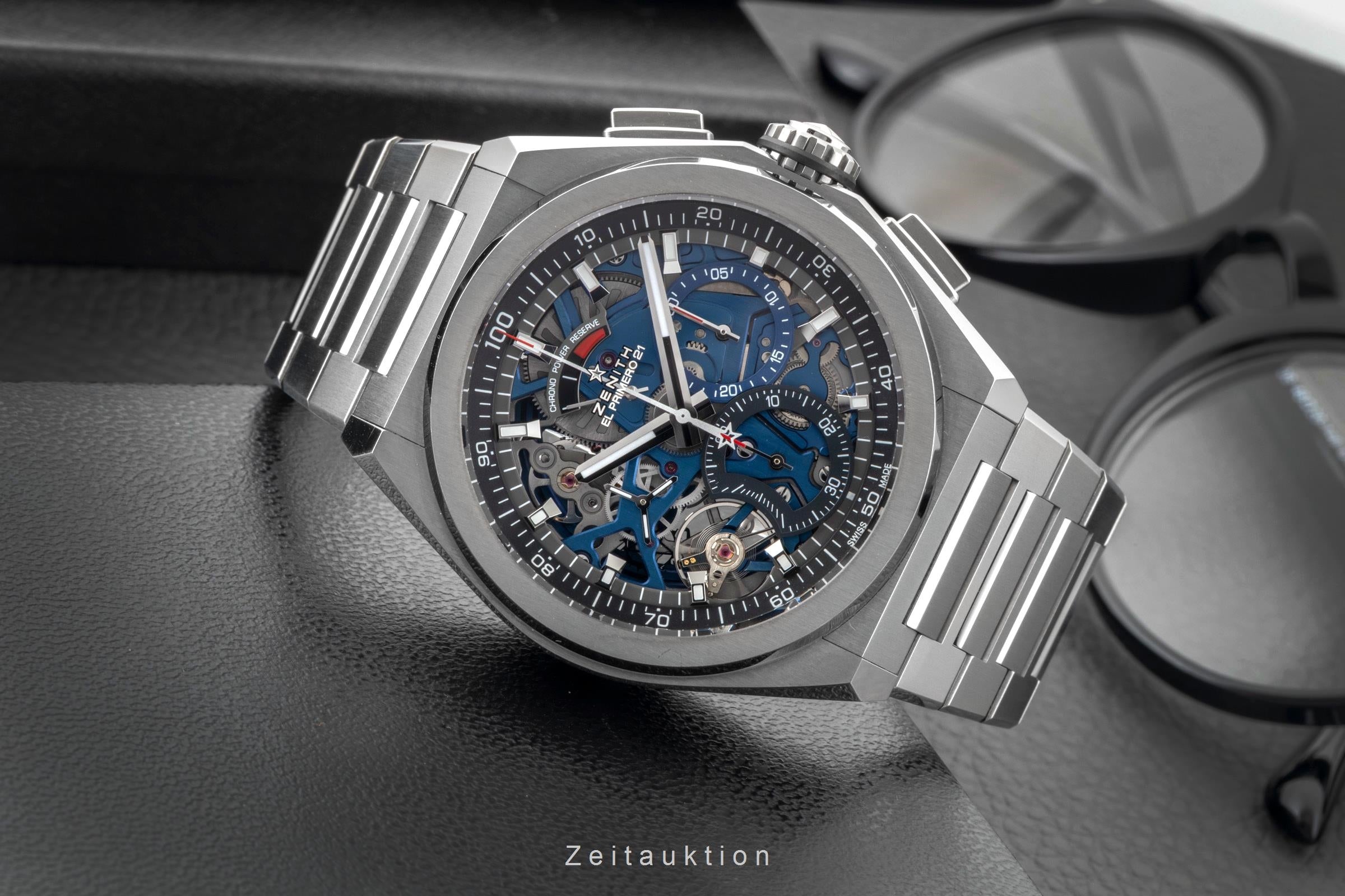 Zenith Defy chronograph titanium automatic men's watch 95.9002.9004/78.M9000 LP: 15100EUR  [2605116]