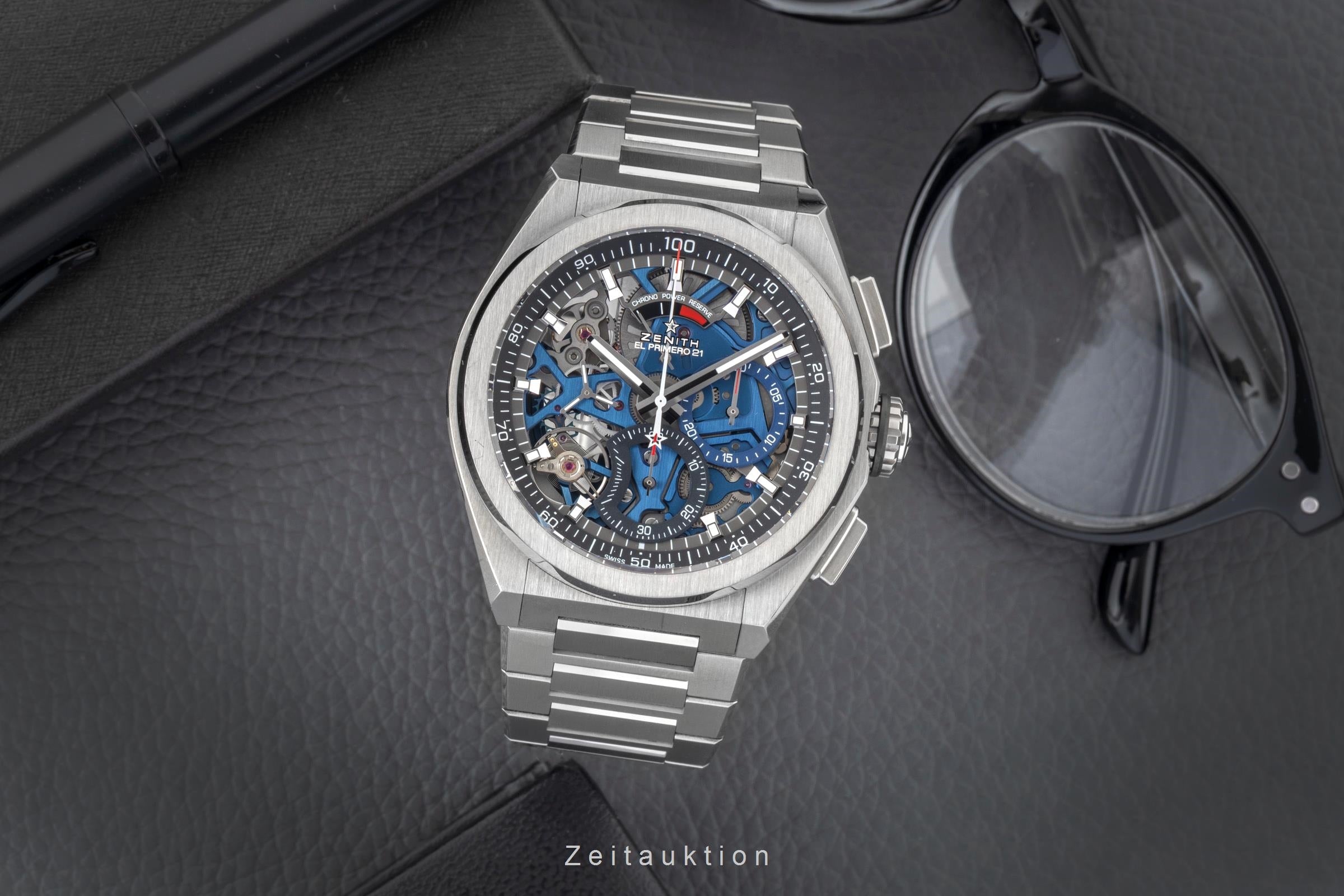 Zenith Defy chronograph titanium automatic men's watch 95.9002.9004/78.M9000 LP: 15100EUR  [2605116]