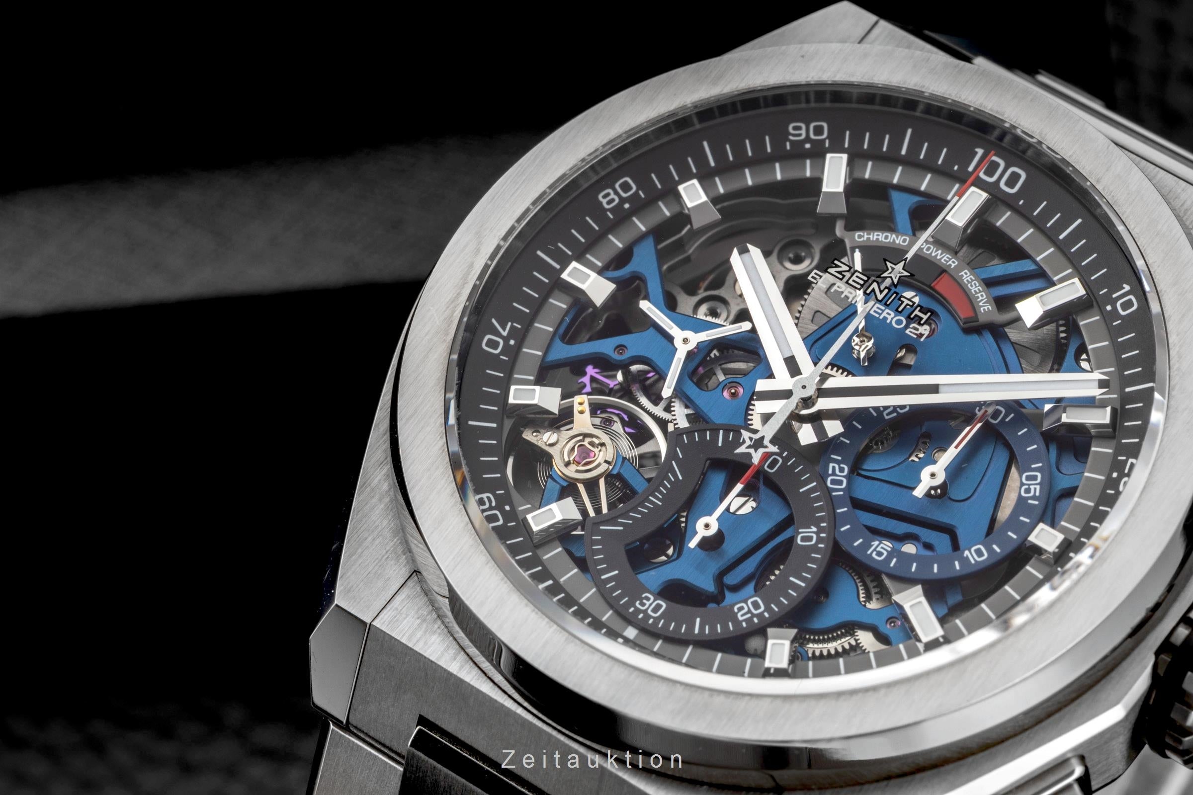 Zenith Defy chronograph titanium automatic men's watch 95.9002.9004/78.M9000 LP: 15100EUR  [2605116]