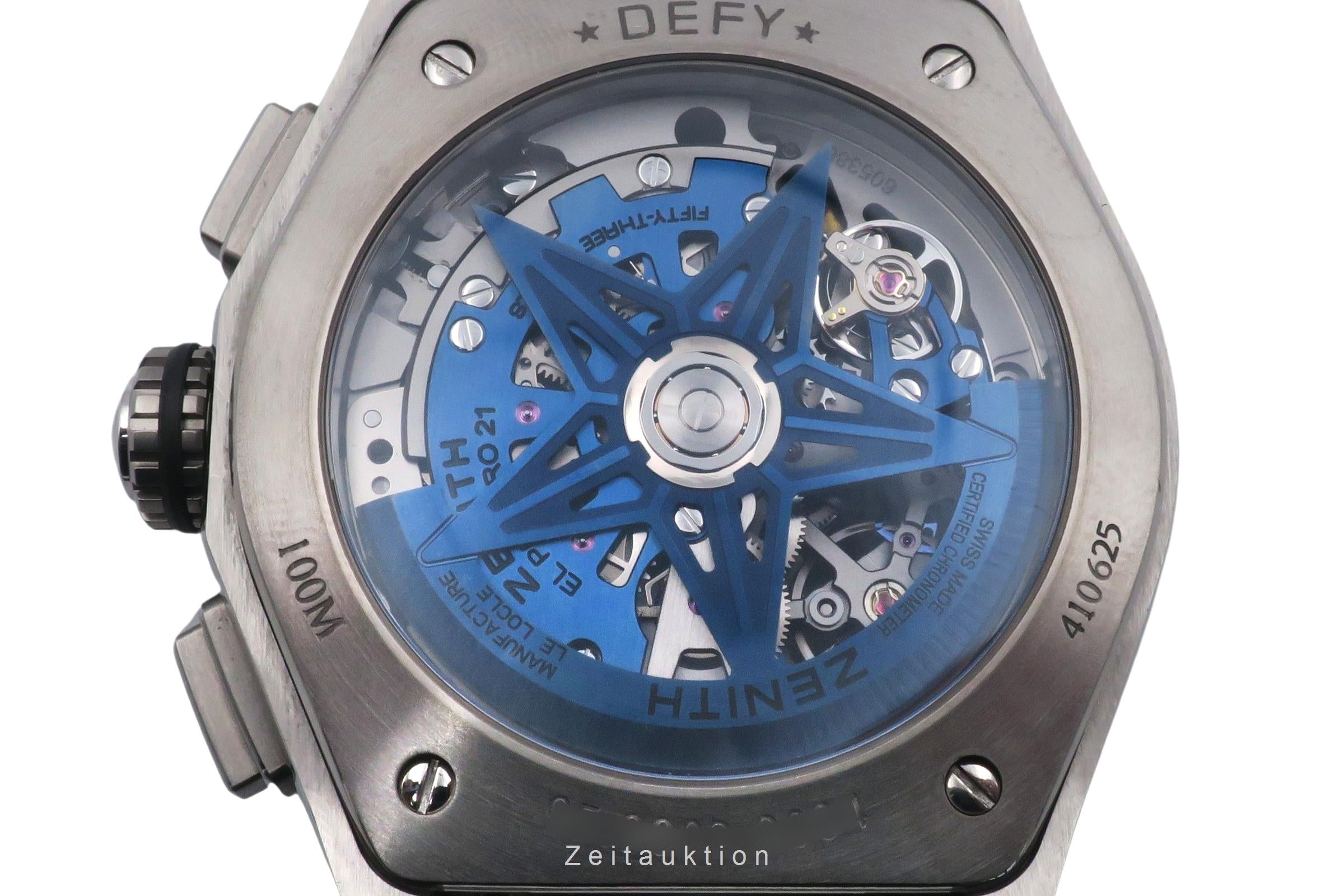 Zenith Defy chronograph titanium automatic men's watch 95.9002.9004/78.M9000 LP: 15100EUR  [2605116]