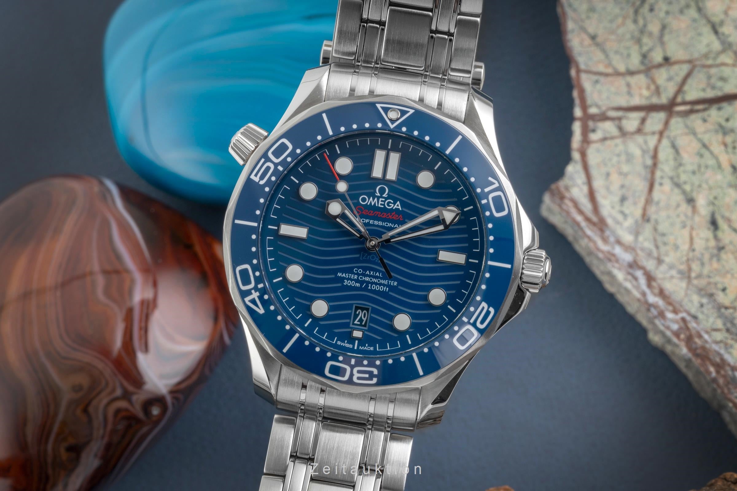 Omega Seamaster steel automatic men's watch 210.30.42.20.03.001 LP: 6500EUR  [2605117]