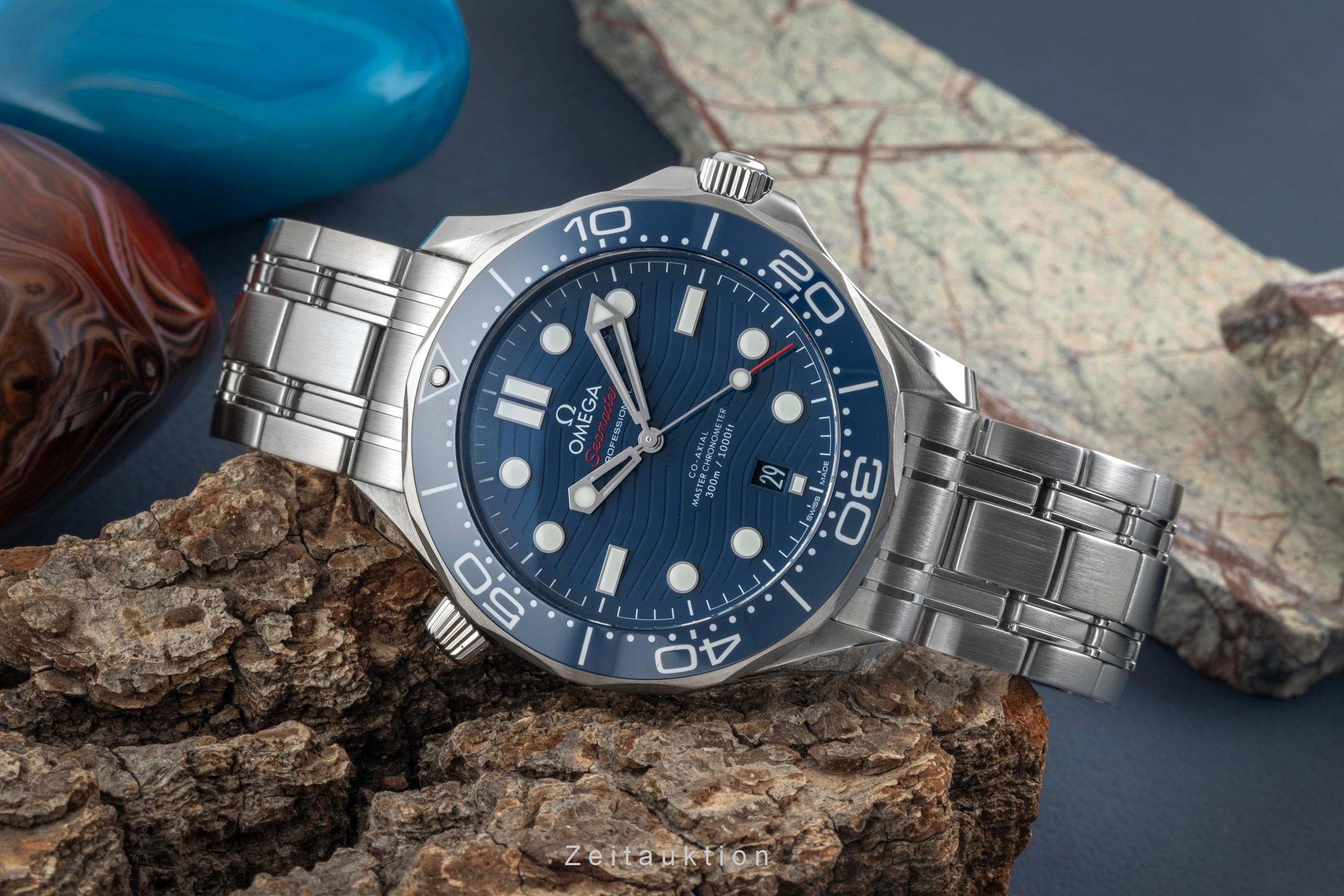 Omega Seamaster steel automatic men's watch 210.30.42.20.03.001 LP: 6500EUR  [2605117]