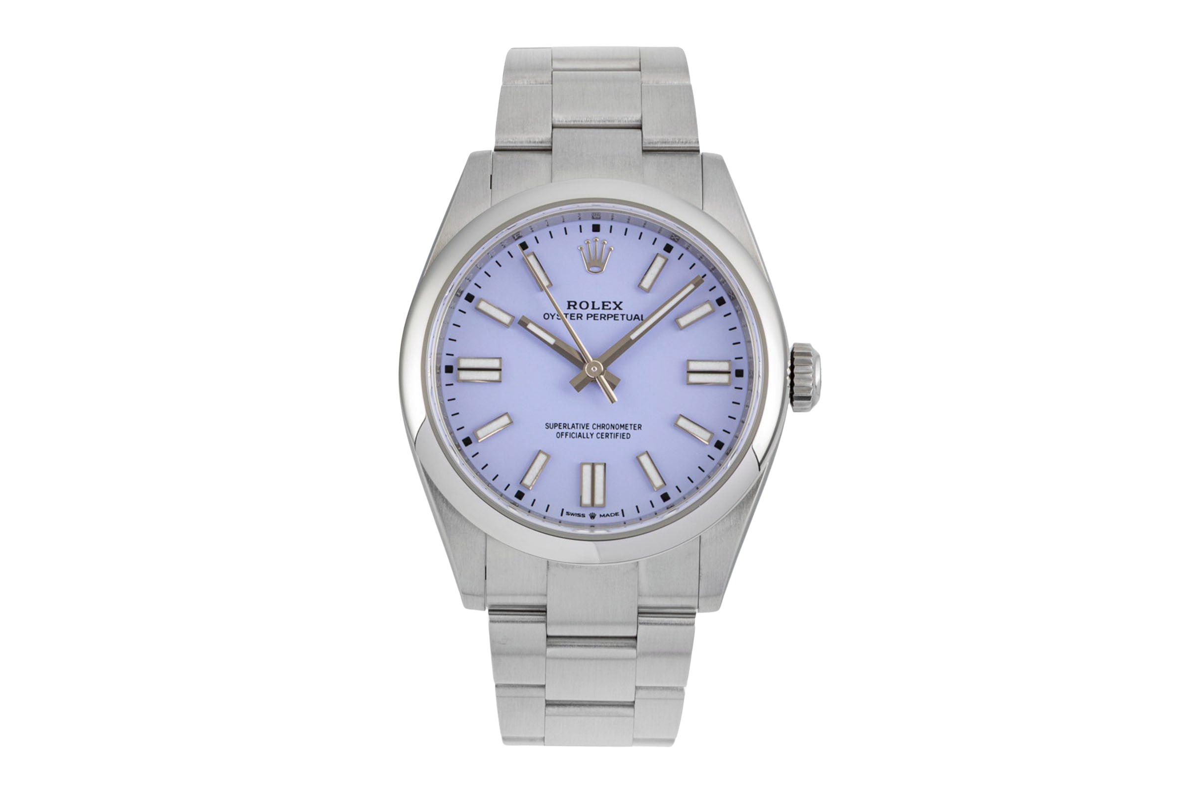 Rolex Oyster Perpetual 41 Lavender Automatik Herrenuhr 134300-0012 B&P 2026 [2605118]