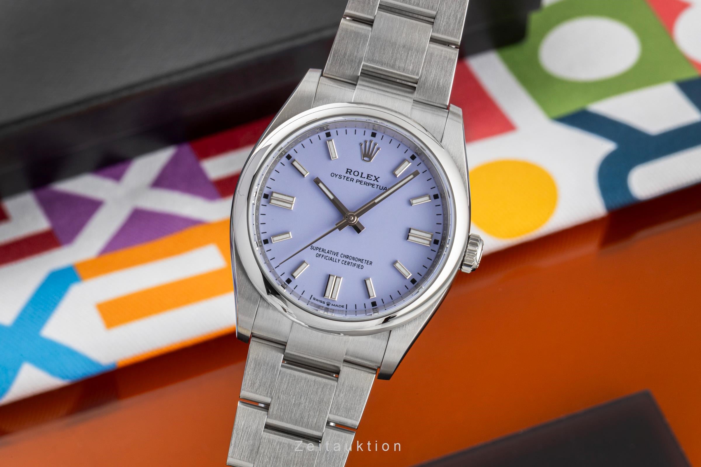 Rolex Oyster Perpetual steel automatic men's watch 126000-0013  [2605119]