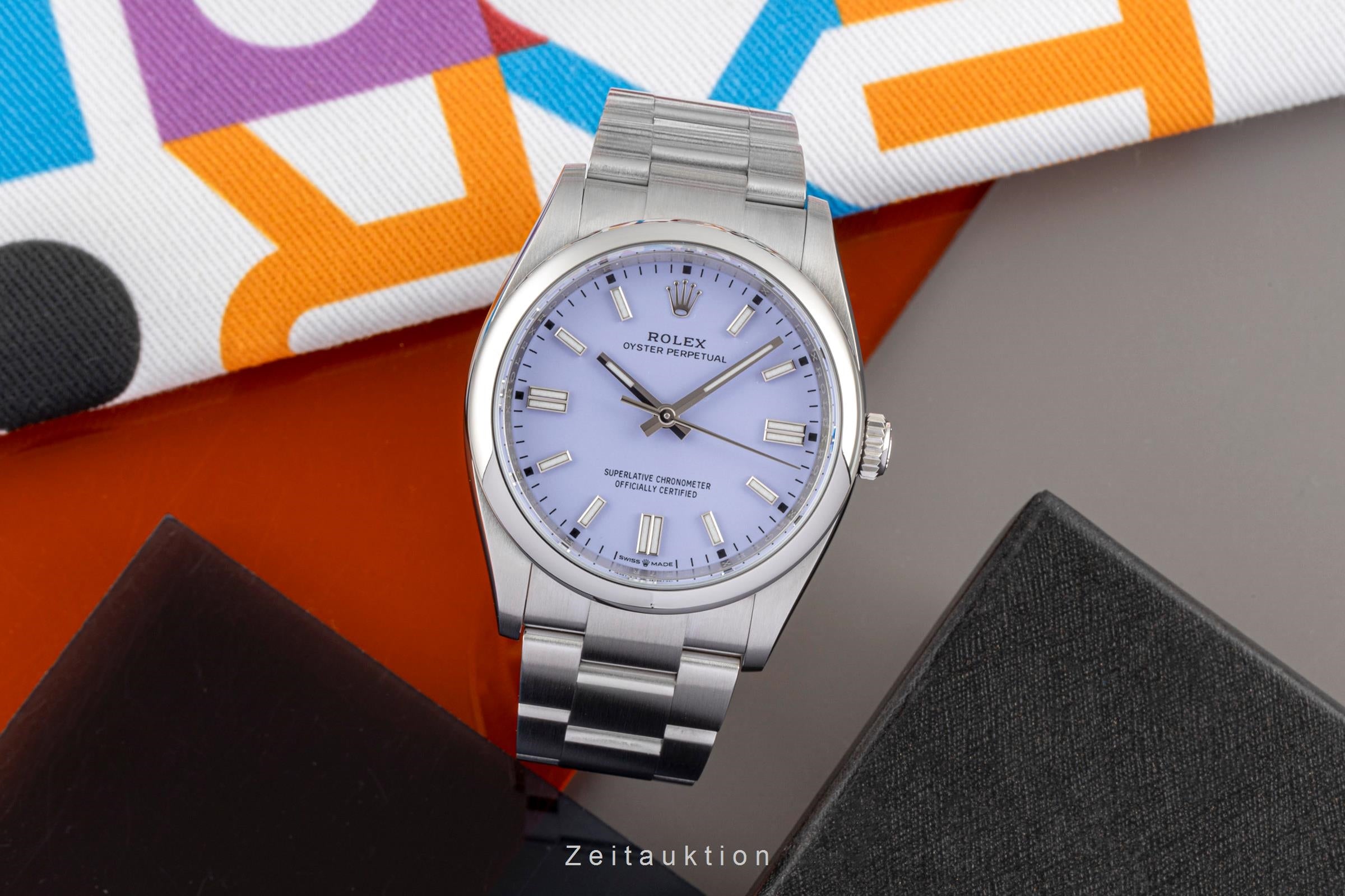 Rolex Oyster Perpetual steel automatic men's watch 126000-0013  [2605119]