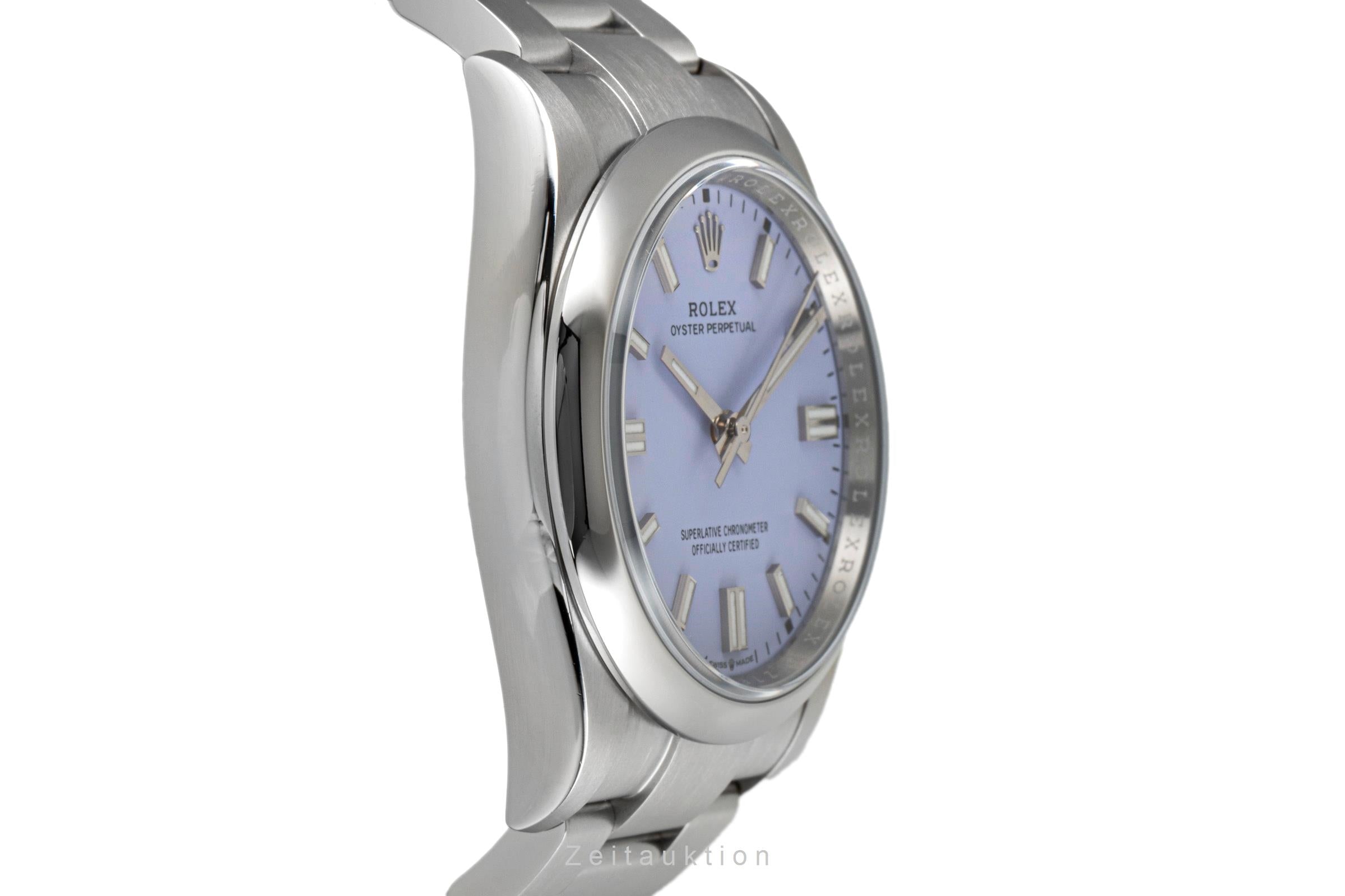 Rolex Oyster Perpetual steel automatic men's watch 126000-0013  [2605119]