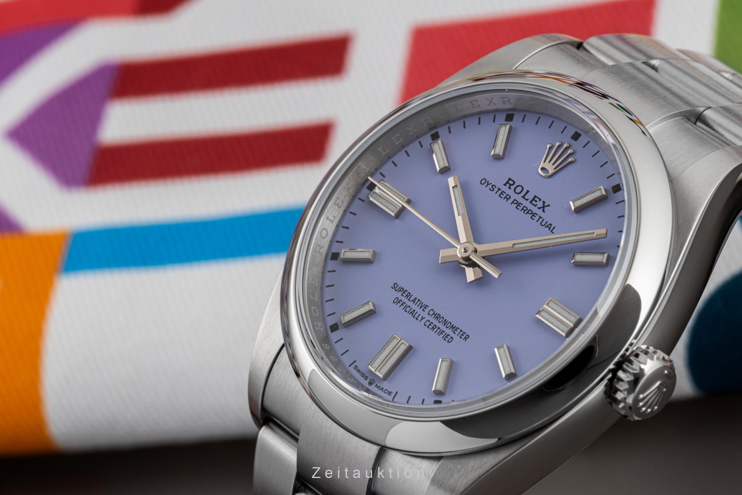 Rolex Oyster Perpetual steel automatic men's watch 126000-0013  [2605119]