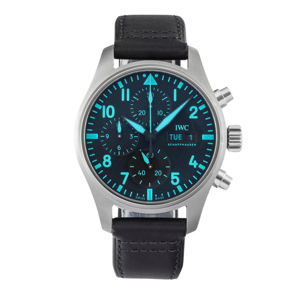 IWC Fliegerchronograph chronograph titanium automatic men's watch IW388108 LP: 9400EUR  [2605121]