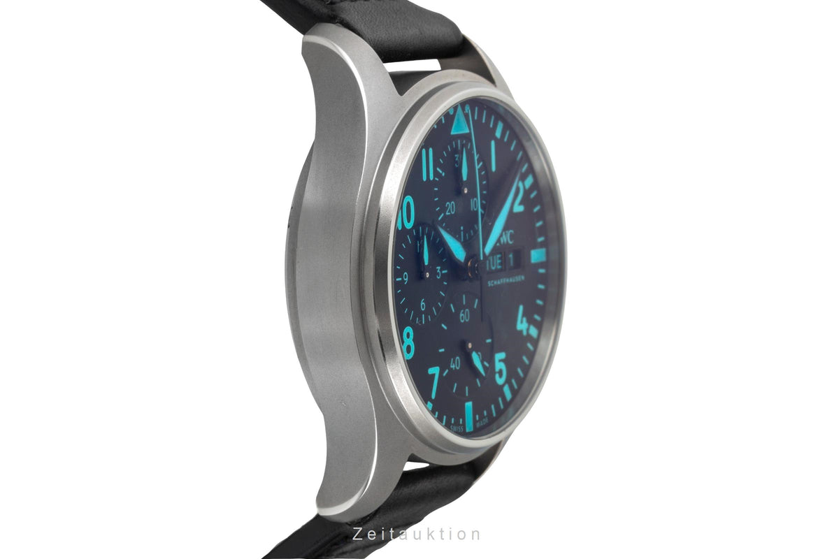 IWC Fliegerchronograph chronograph titanium automatic men's watch IW388108 LP: 9400EUR  [2605121]