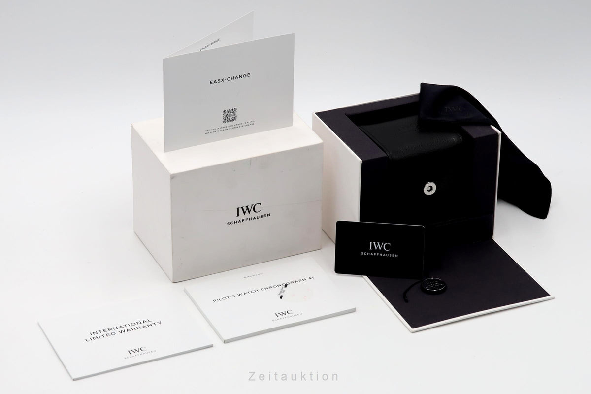 IWC Fliegerchronograph chronograph titanium automatic men's watch IW388108 LP: 9400EUR  [2605121]