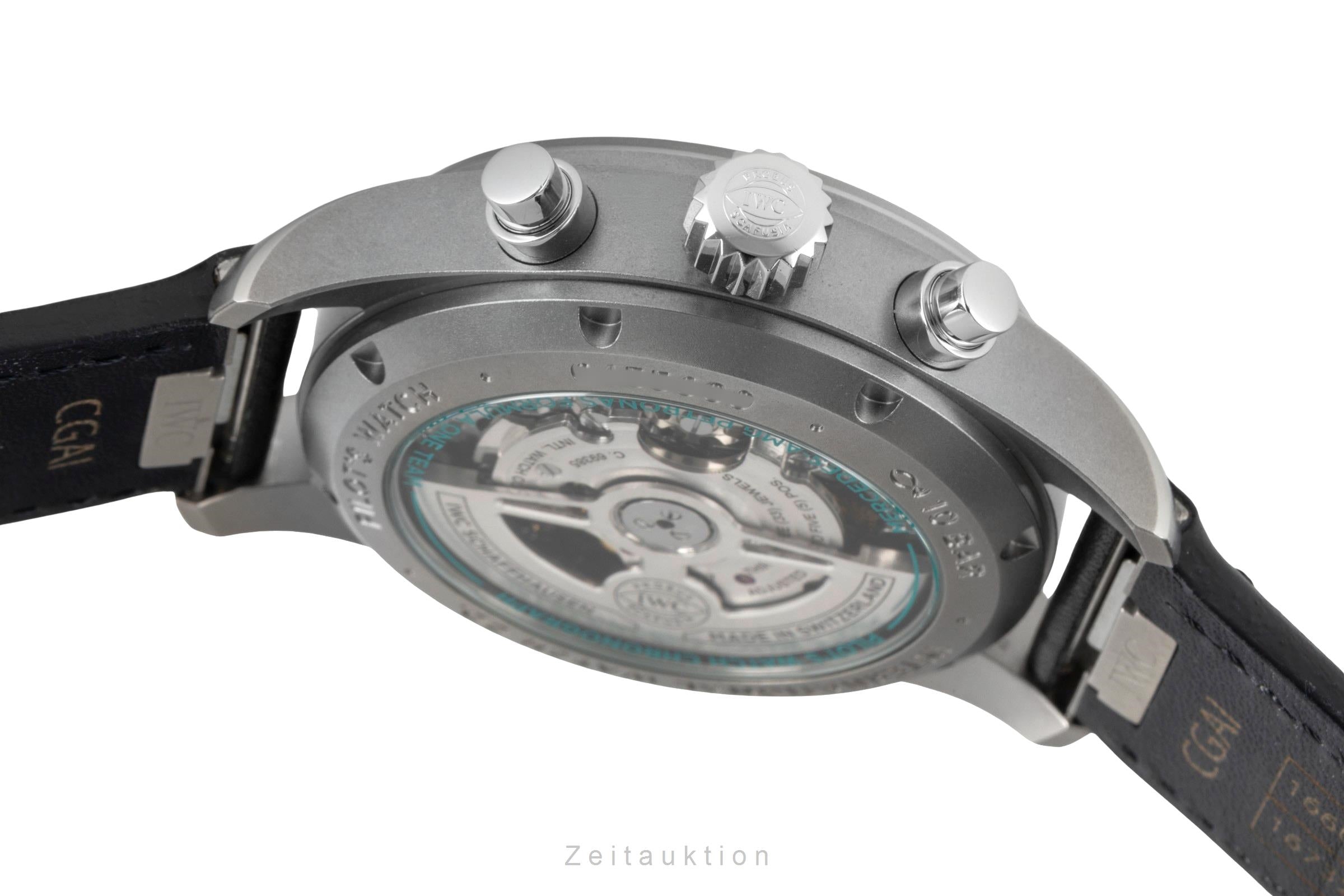 IWC Fliegerchronograph chronograph titanium automatic men's watch IW388108 LP: 9400EUR  [2605121]
