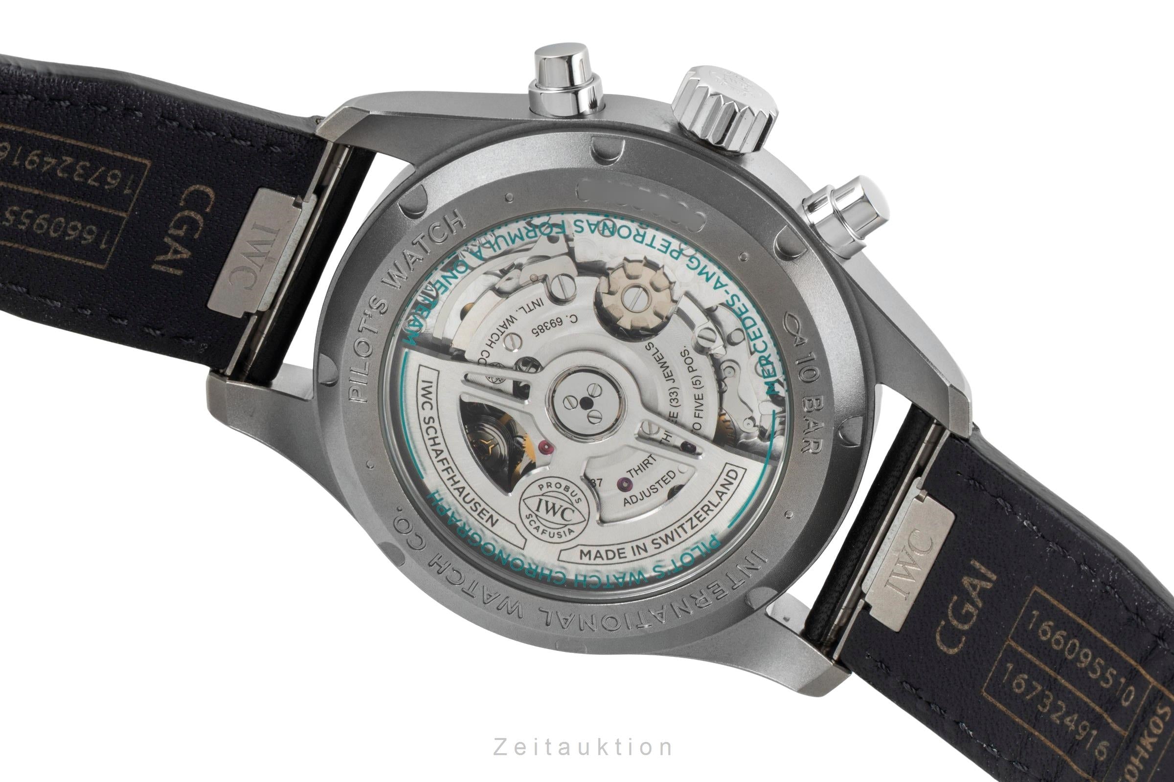 IWC Fliegerchronograph chronograph titanium automatic men's watch IW388108 LP: 9400EUR  [2605121]