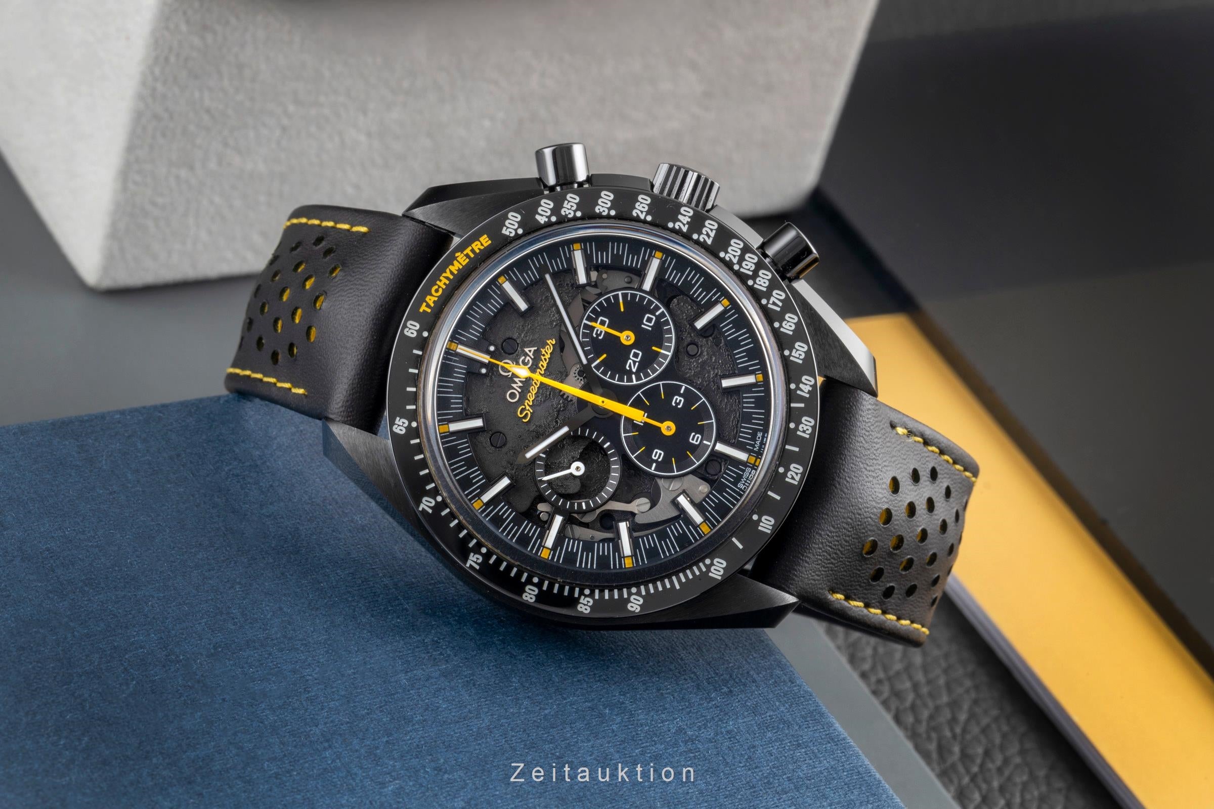 Omega Speedmaster Moonwatch chronograph ceramic manual winding men's watch 311.92.44.30.01.001  [2605125]