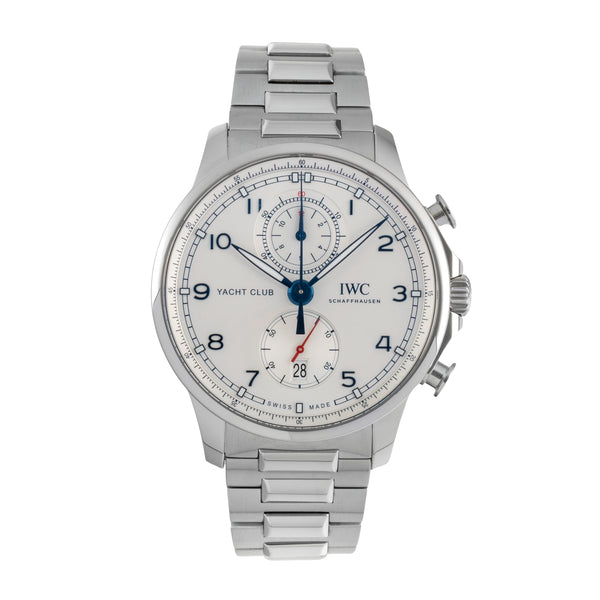 IWC Portugieser cronógrafo acero automático reloj para caballeros IW390702 LP: 14000EUR  [2605126]