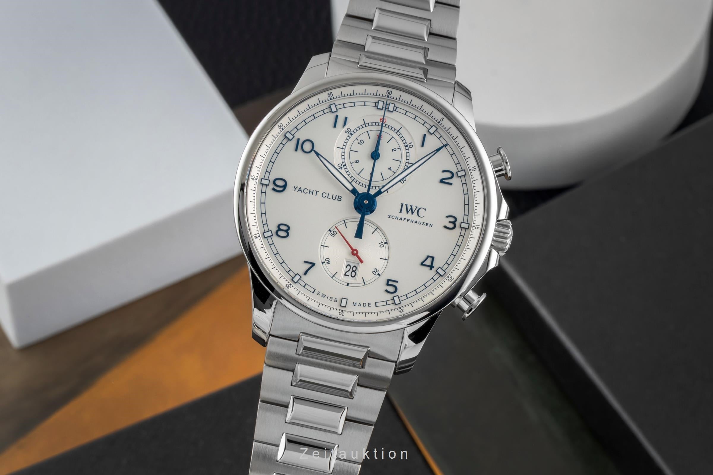 IWC Portugieser cronógrafo acero automático reloj para caballeros IW390702 LP: 14000EUR  [2605126]