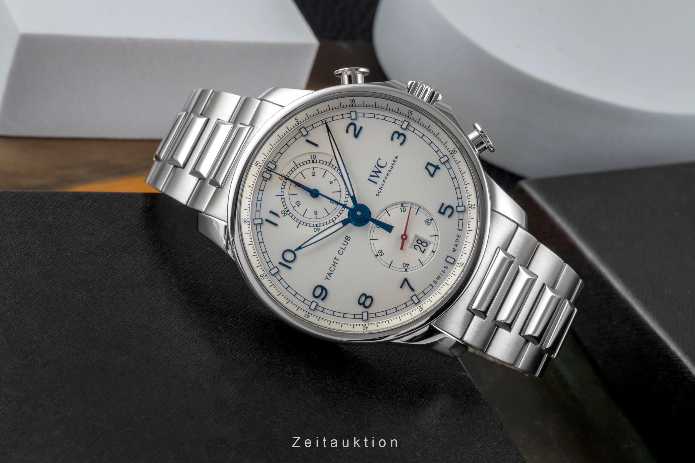 IWC Portugieser cronógrafo acero automático reloj para caballeros IW390702 LP: 14000EUR  [2605126]