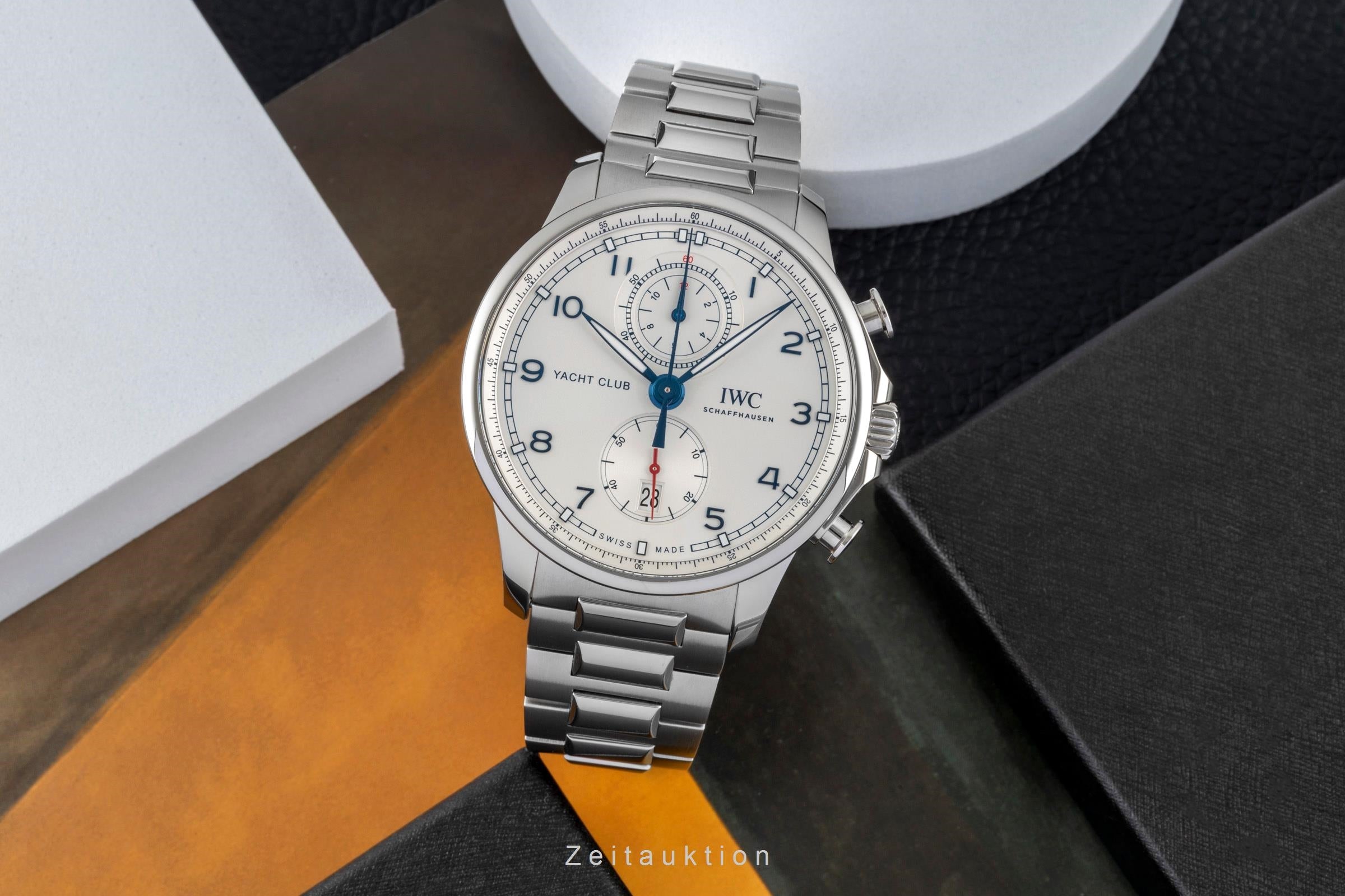 IWC Portugieser cronógrafo acero automático reloj para caballeros IW390702 LP: 14000EUR  [2605126]