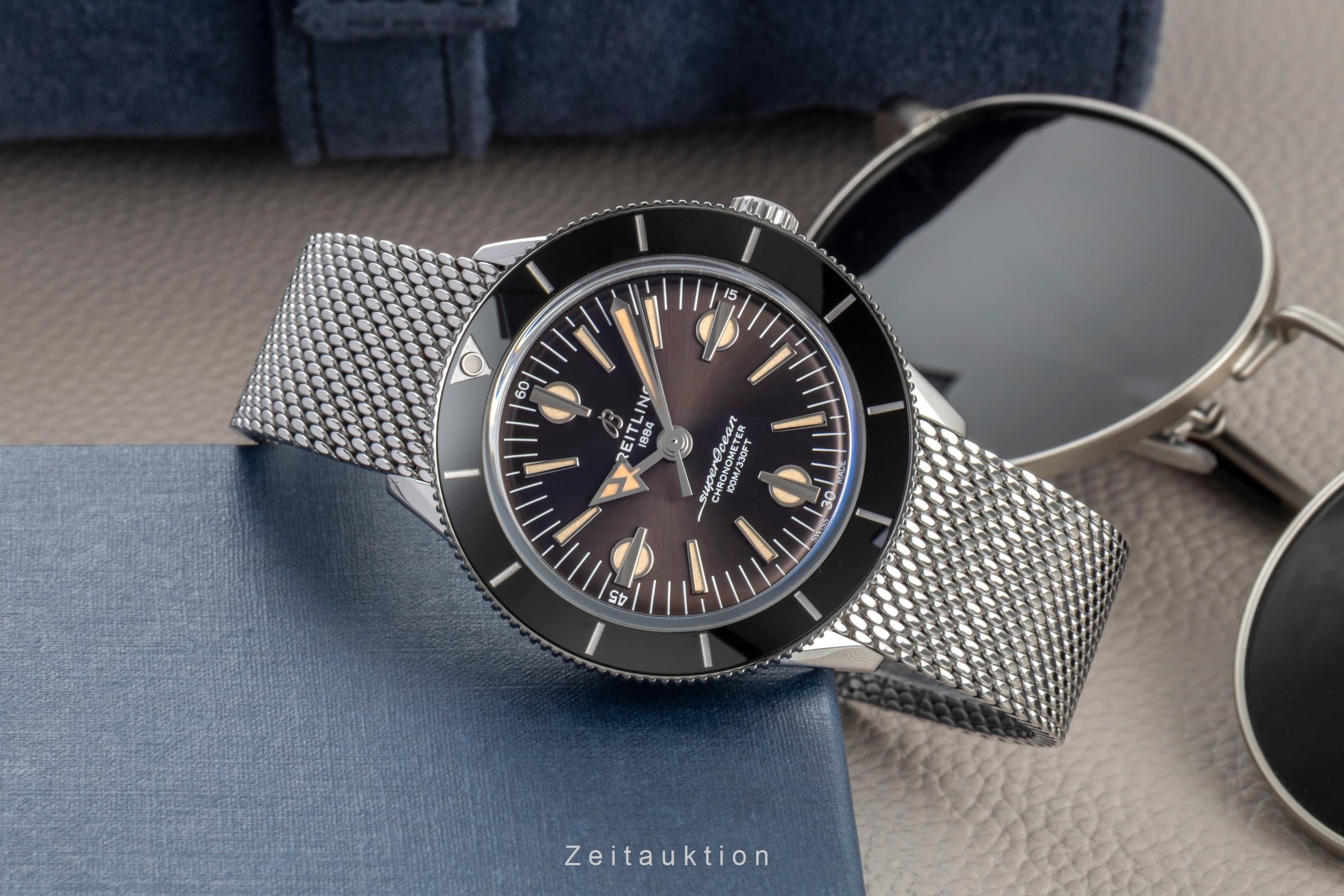 Breitling Superocean Heritage 42 acier automatique montre pour hommes A103703A1Q1W1  [2605127]