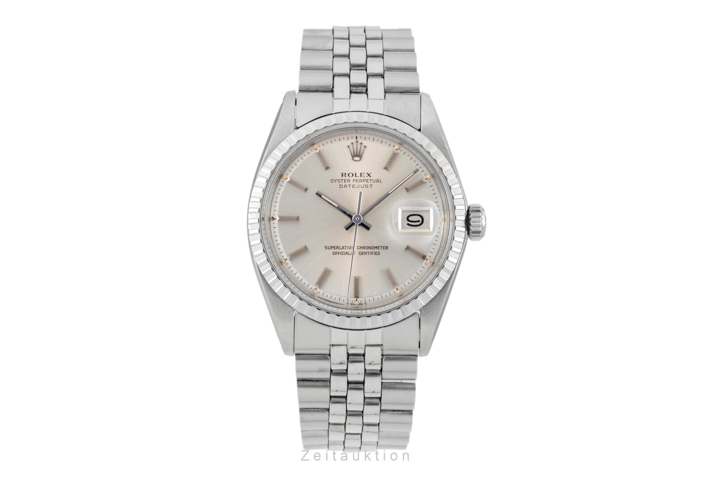 Rolex Datejust acier automatique montre pour hommes 1603 Vintage  [2605129]