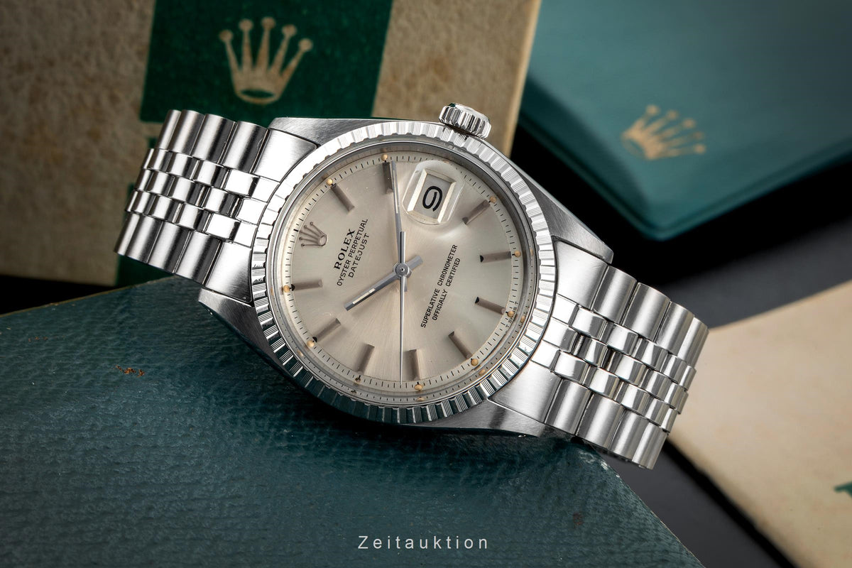 Rolex Datejust acier automatique montre pour hommes 1603 Vintage  [2605129]