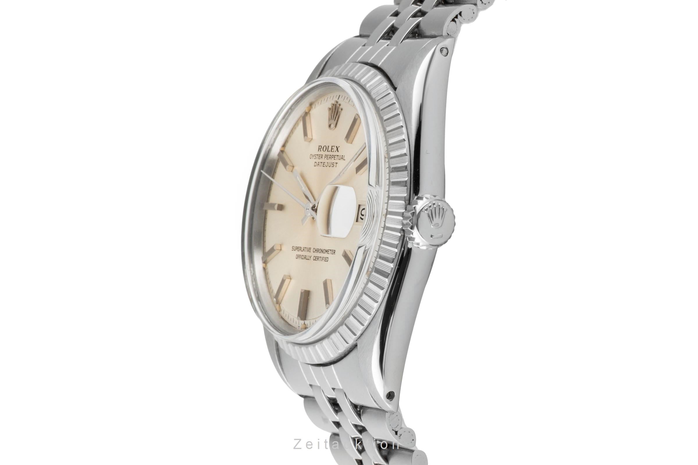 Rolex Datejust acier automatique montre pour hommes 1603 Vintage  [2605129]