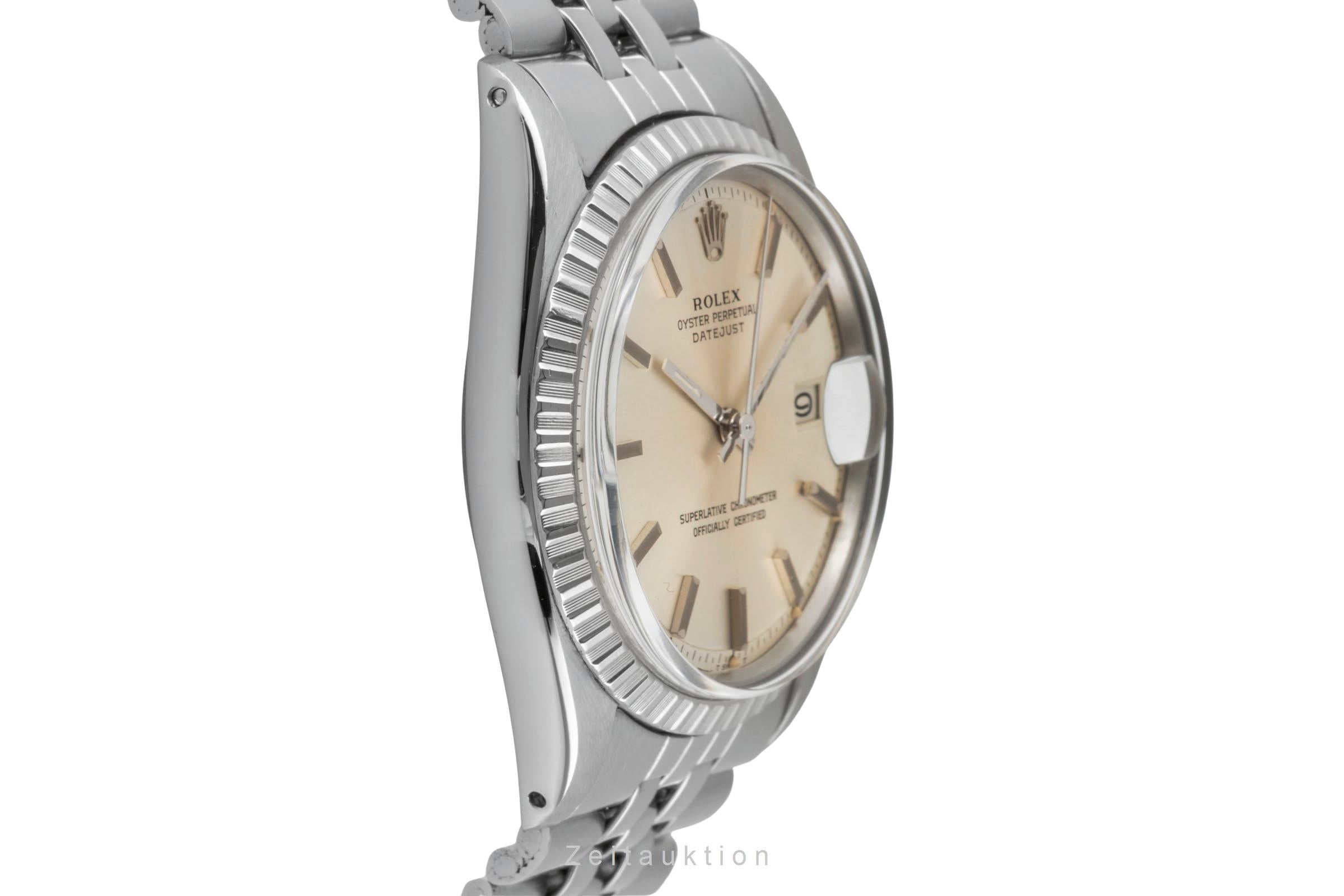 Rolex Datejust acier automatique montre pour hommes 1603 Vintage  [2605129]