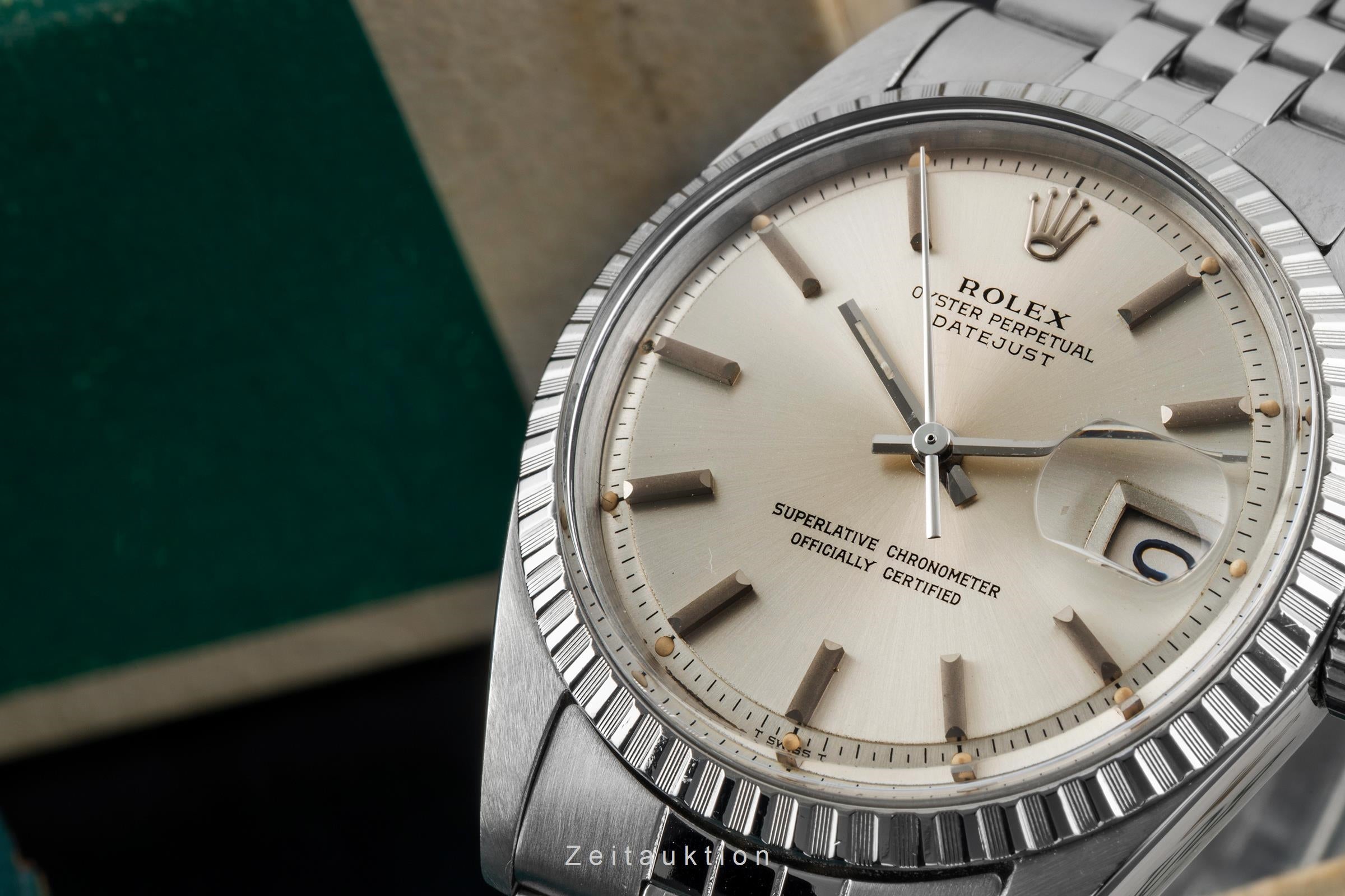 Rolex Datejust acier automatique montre pour hommes 1603 Vintage  [2605129]