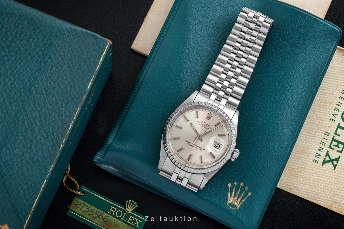 Rolex Datejust acier automatique montre pour hommes 1603 Vintage  [2605129]