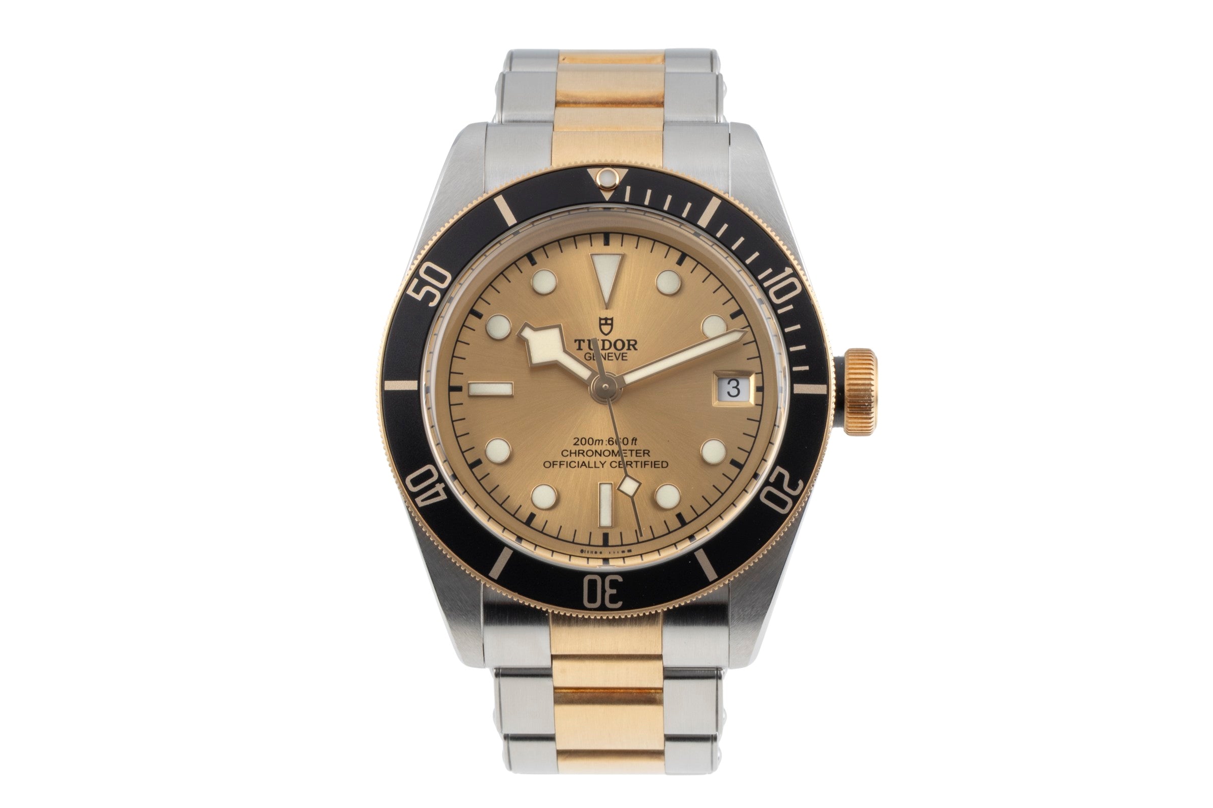 Tudor Black Bay acier / or  automatique montre pour hommes 79733N-0004  [2605130]