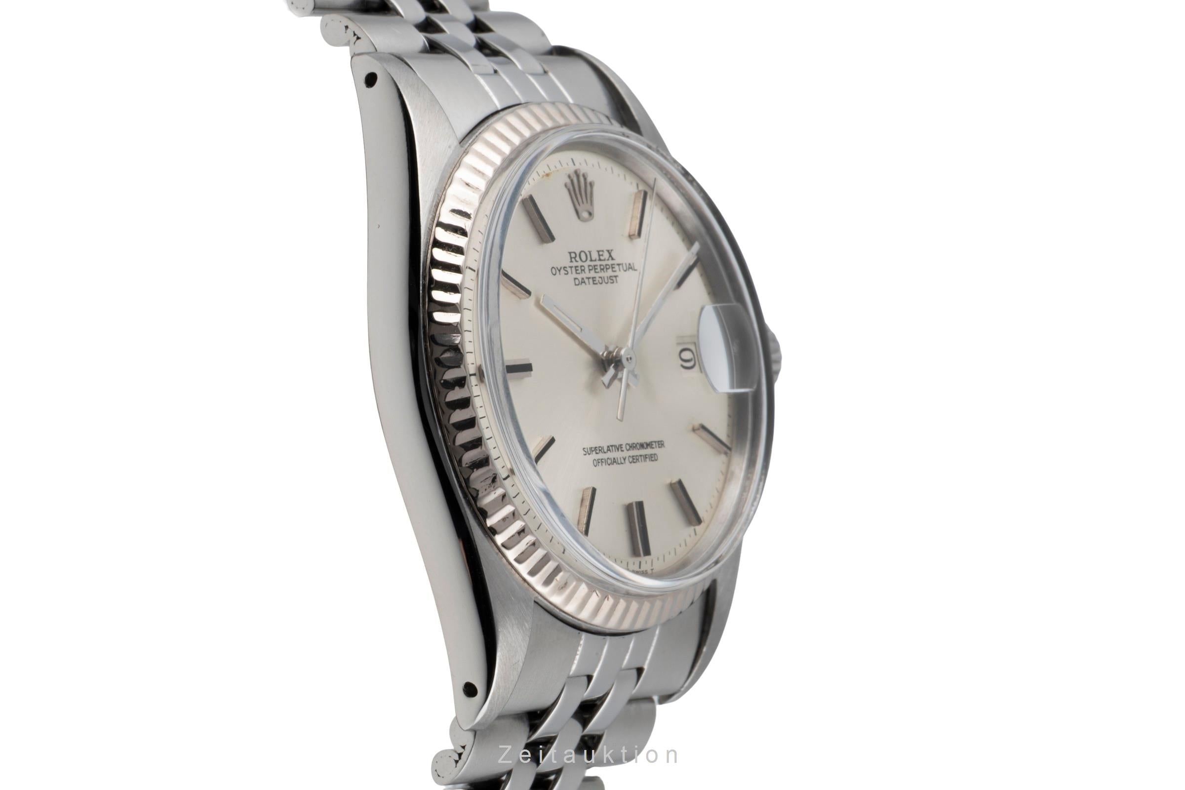 Rolex Datejust acero / oro blanco automático reloj para caballeros 1601 Vintage  [2605131]