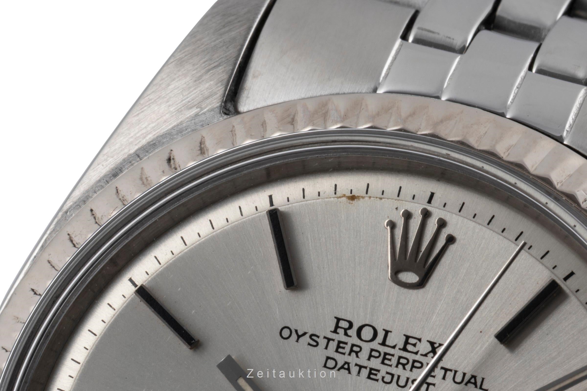 Rolex Datejust acero / oro blanco automático reloj para caballeros 1601 Vintage  [2605131]