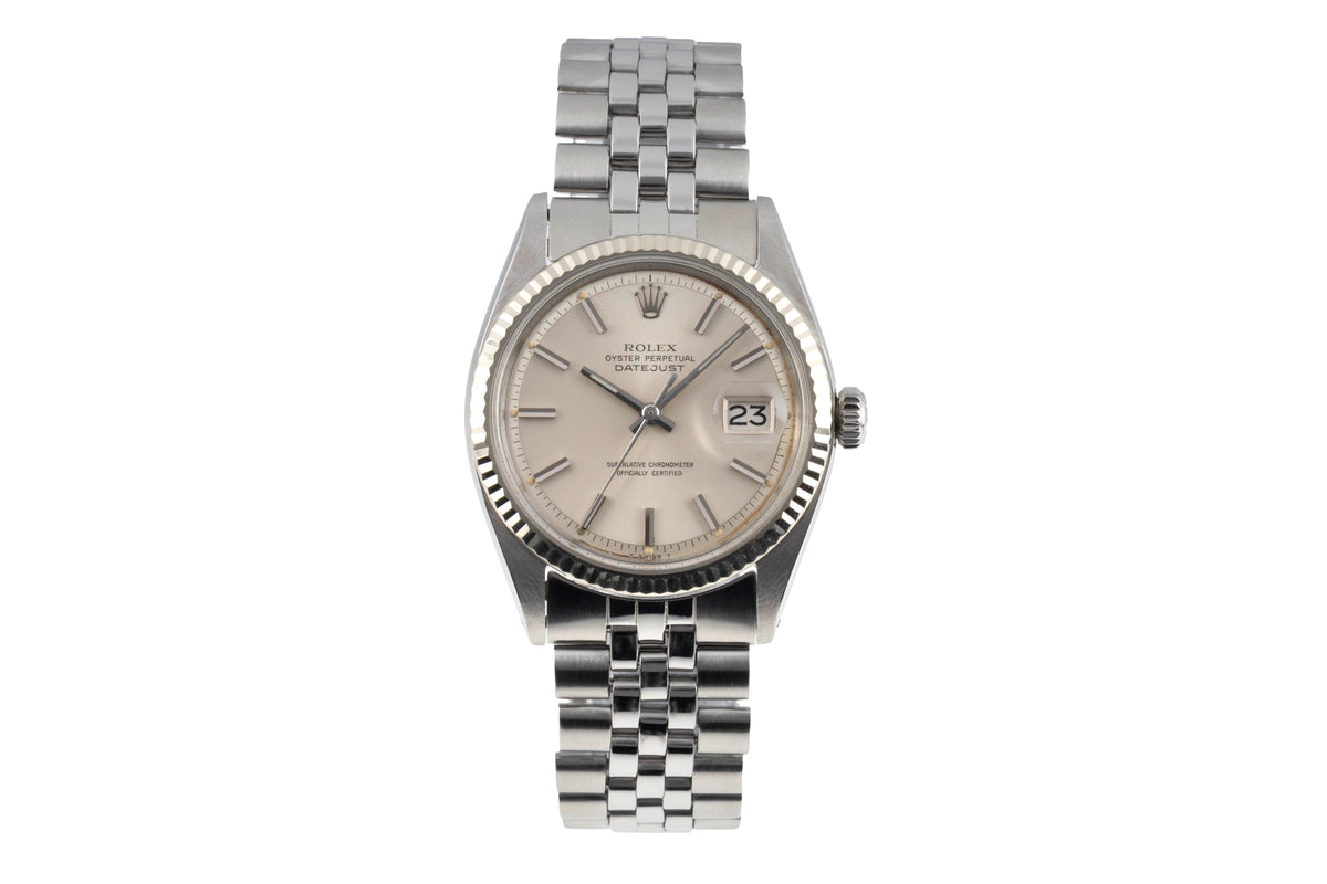 Rolex Datejust steel / white gold automatic men's watch 1601 Vintage  [2605133]