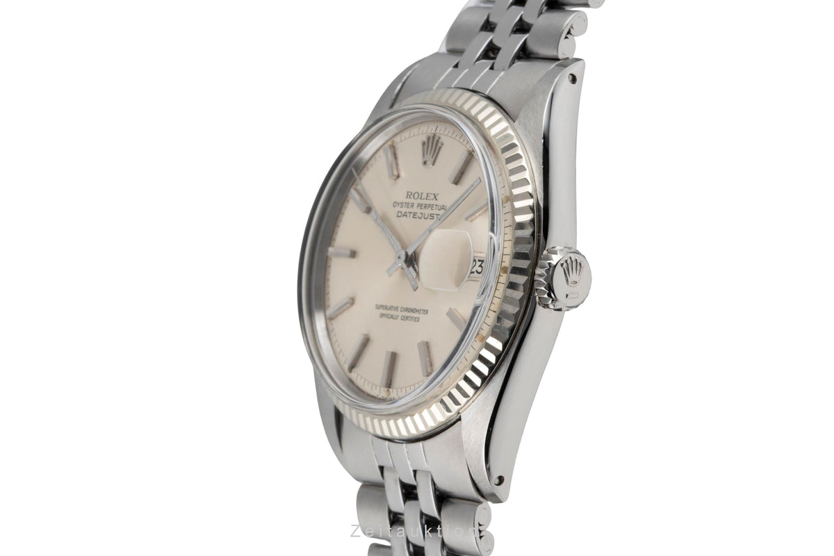 Rolex Datejust acero / oro blanco automático reloj para caballeros 1601 Vintage  [2605133]
