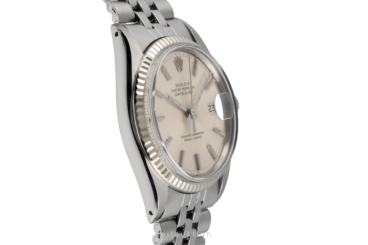Rolex Datejust acero / oro blanco automático reloj para caballeros 1601 Vintage  [2605133]