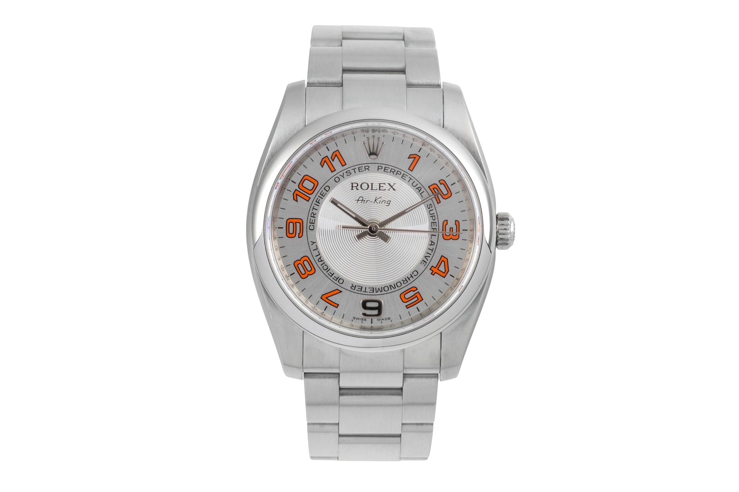 Rolex Air King acier automatique montre pour hommes 114200  [2605135]