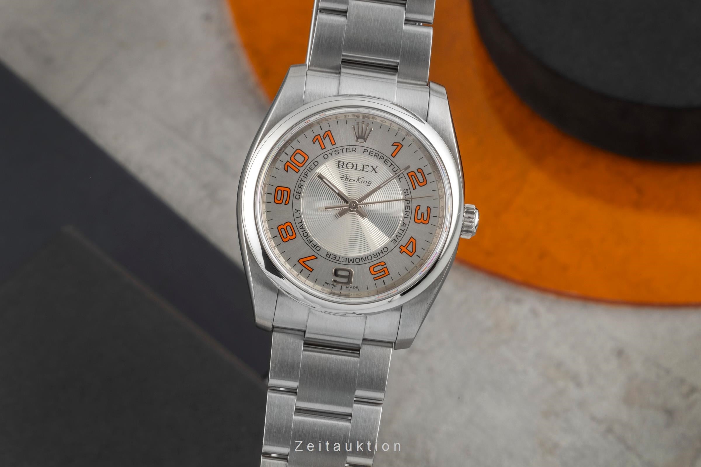 Rolex Air King steel automatic men's watch 114200  [2605135]