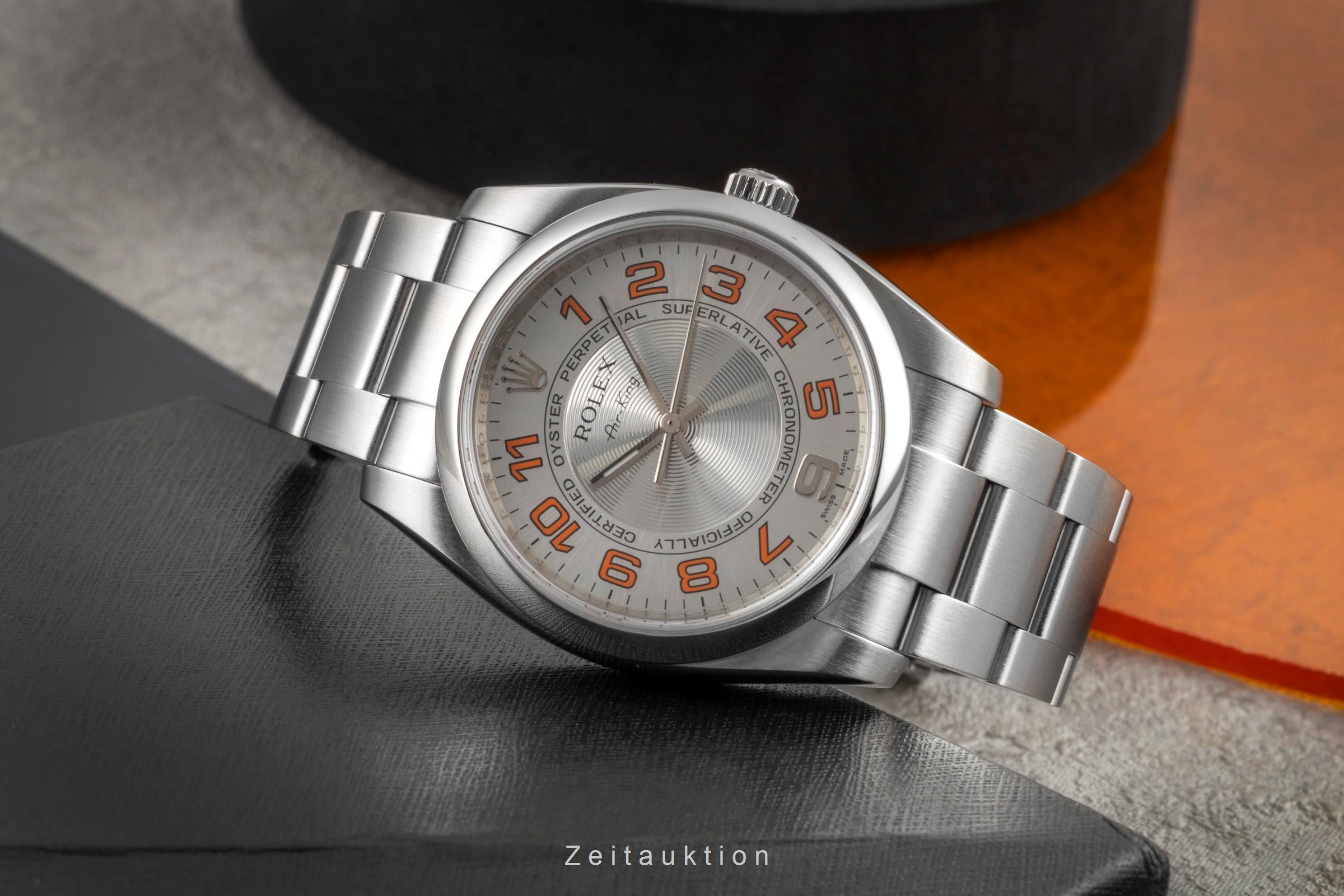 Rolex Air King steel automatic men's watch 114200  [2605135]