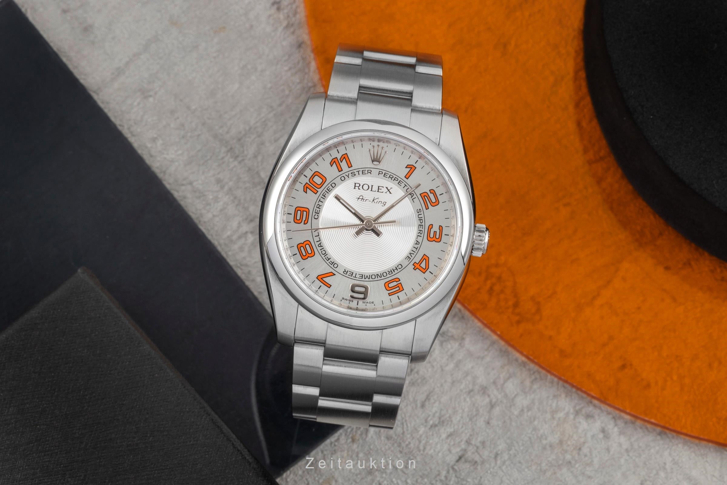 Rolex Air King steel automatic men's watch 114200  [2605135]