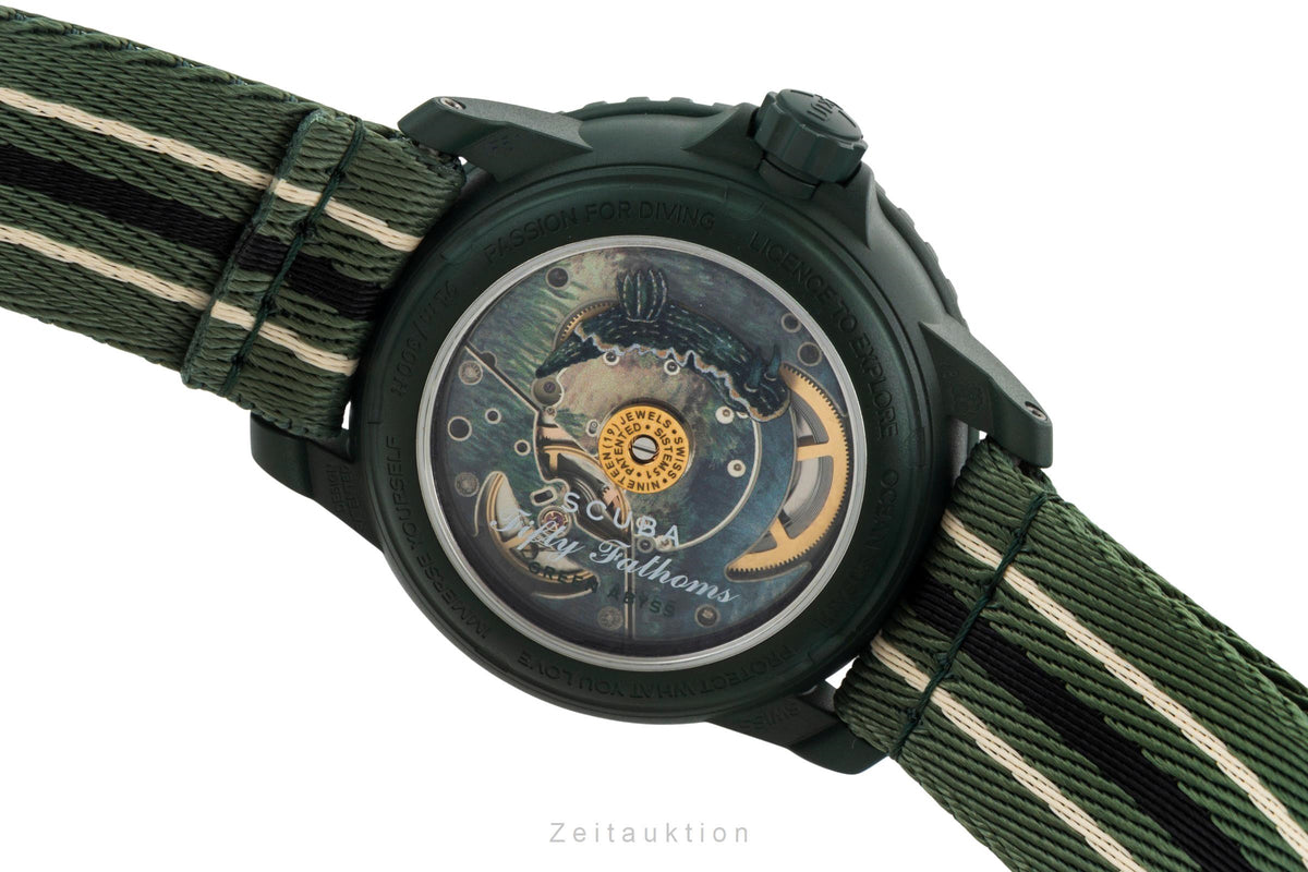 Swatch Blancpain Scuba Fifty Fathoms ceramic automatic men's watch SO35G100   [2605136]