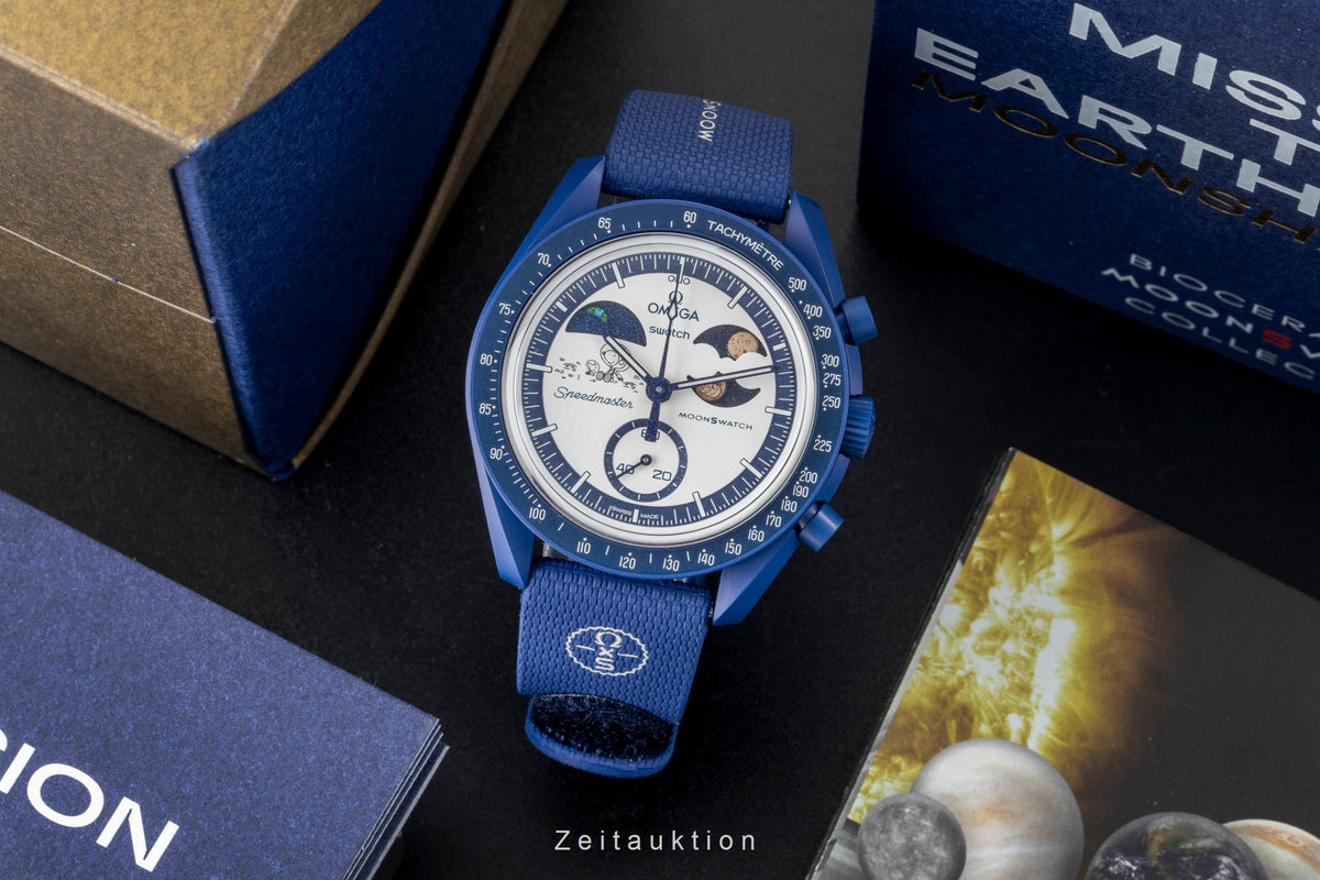 Swatch Omega Moonswatch chronograph others quartz men's watch SO33N703L  [2605141]
