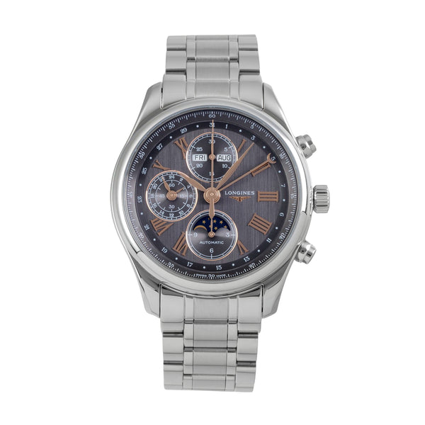 Longines Master Collection Chronograph Mondphase Stahl  L2.773.4.61.6 NP: 4150 € [2605142]