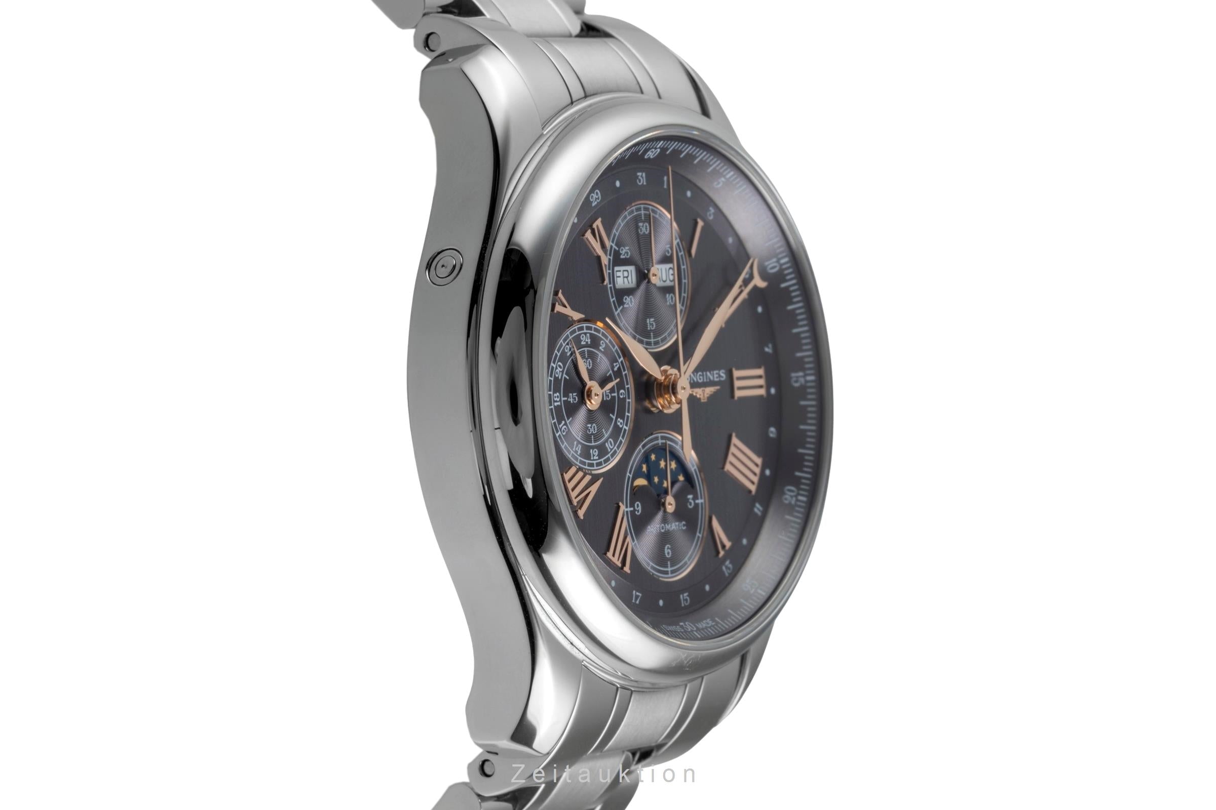 Longines Master Collection Chronograph Mondphase Stahl  L2.773.4.61.6 NP: 4150 € [2605142]