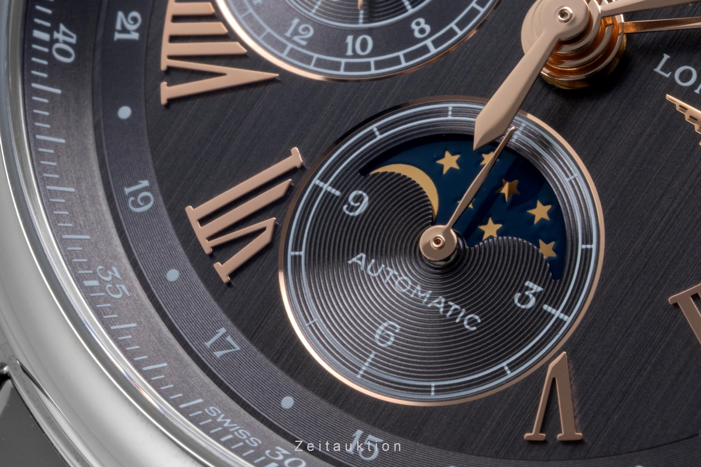 Longines Master Collection Chronograph Mondphase Stahl  L2.773.4.61.6 NP: 4150 € [2605142]