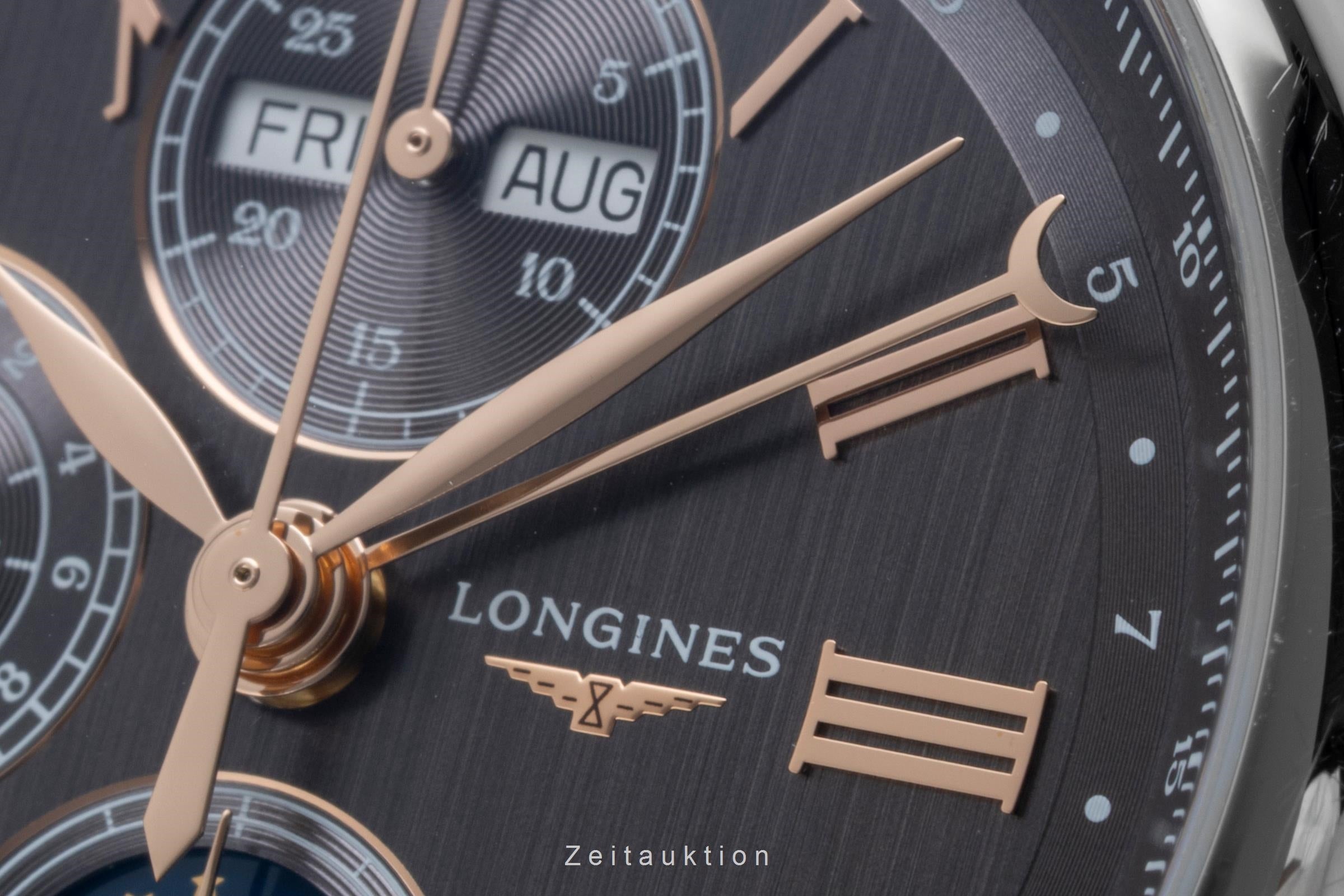 Longines Master Collection Chronograph Mondphase Stahl  L2.773.4.61.6 NP: 4150 € [2605142]