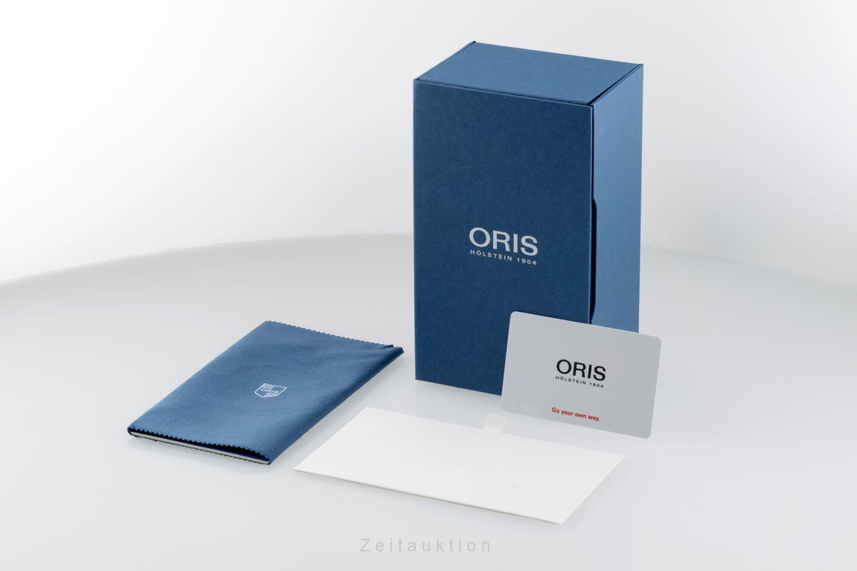 Oris Aquis Date acciaio automatismo orologio da uomo 01 400 7763 4135-07 8 24 09PEB LP: 3500EUR  [2605144]