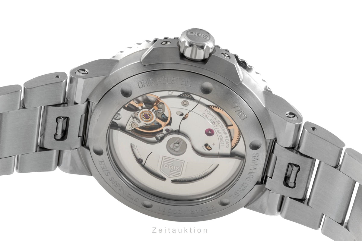 Oris Aquis Date acciaio automatismo orologio da uomo 01 400 7763 4135-07 8 24 09PEB LP: 3500EUR  [2605144]