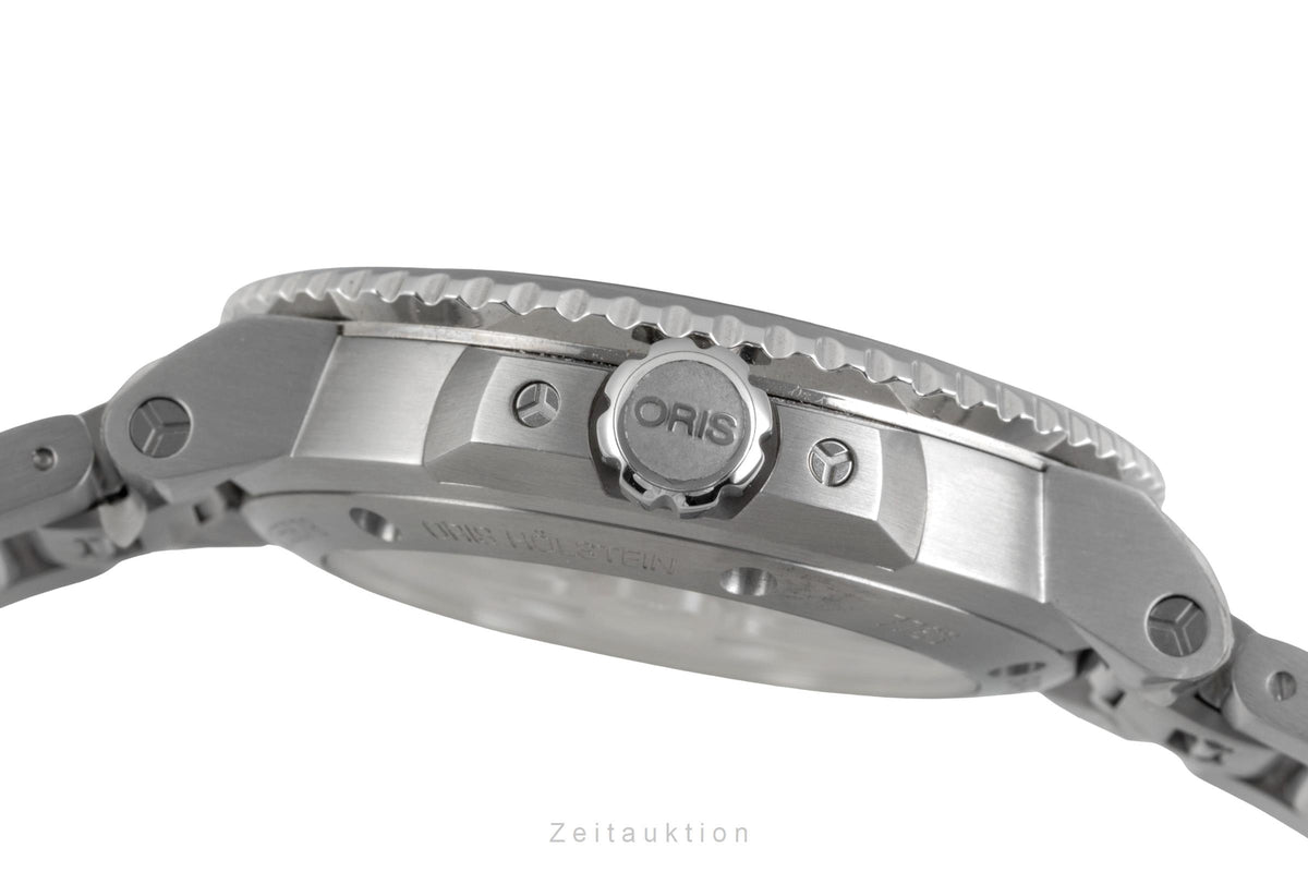 Oris Aquis Date acciaio automatismo orologio da uomo 01 400 7763 4135-07 8 24 09PEB LP: 3500EUR  [2605144]